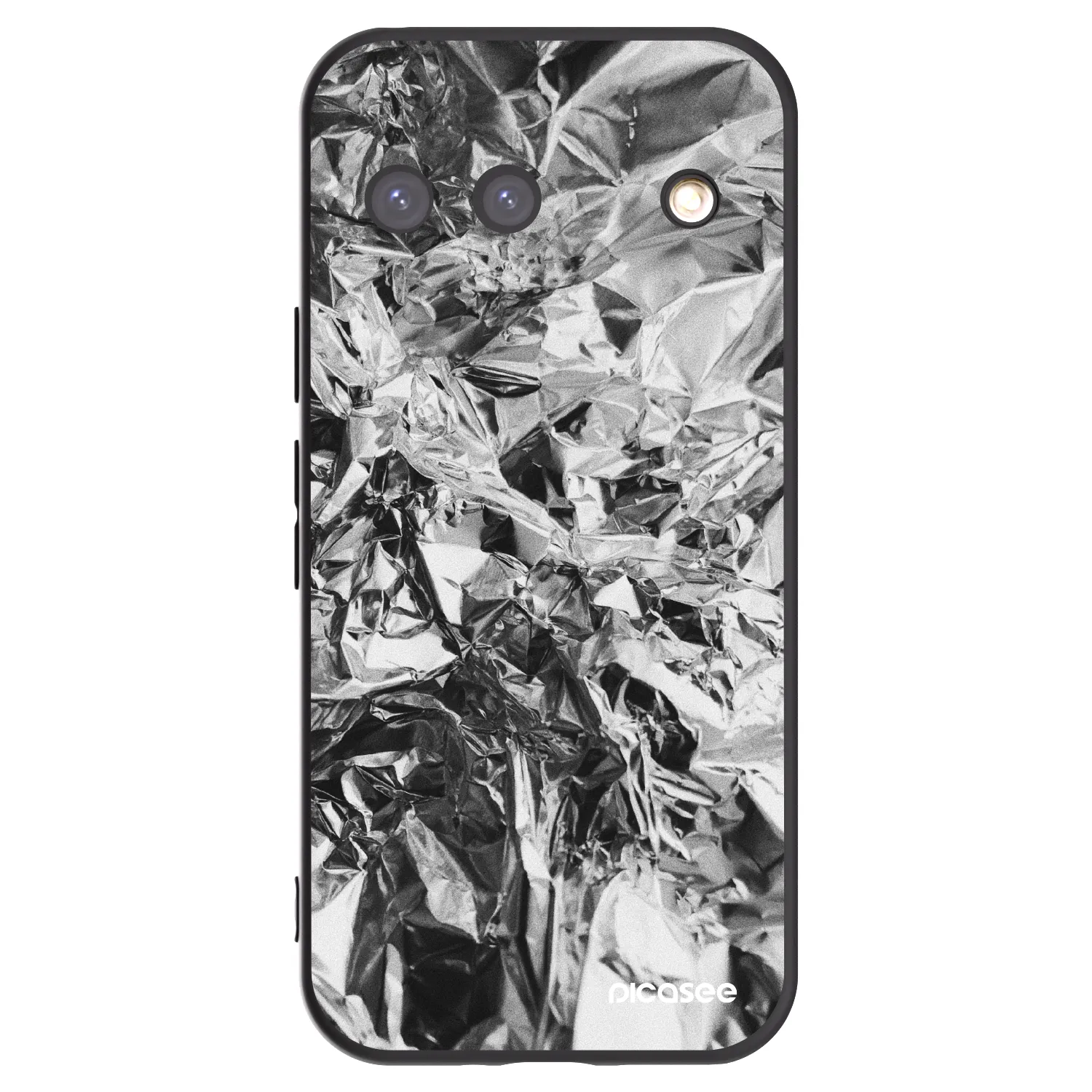 Picasee silikonski črni ovitek za Google Pixel 9 - Chrome