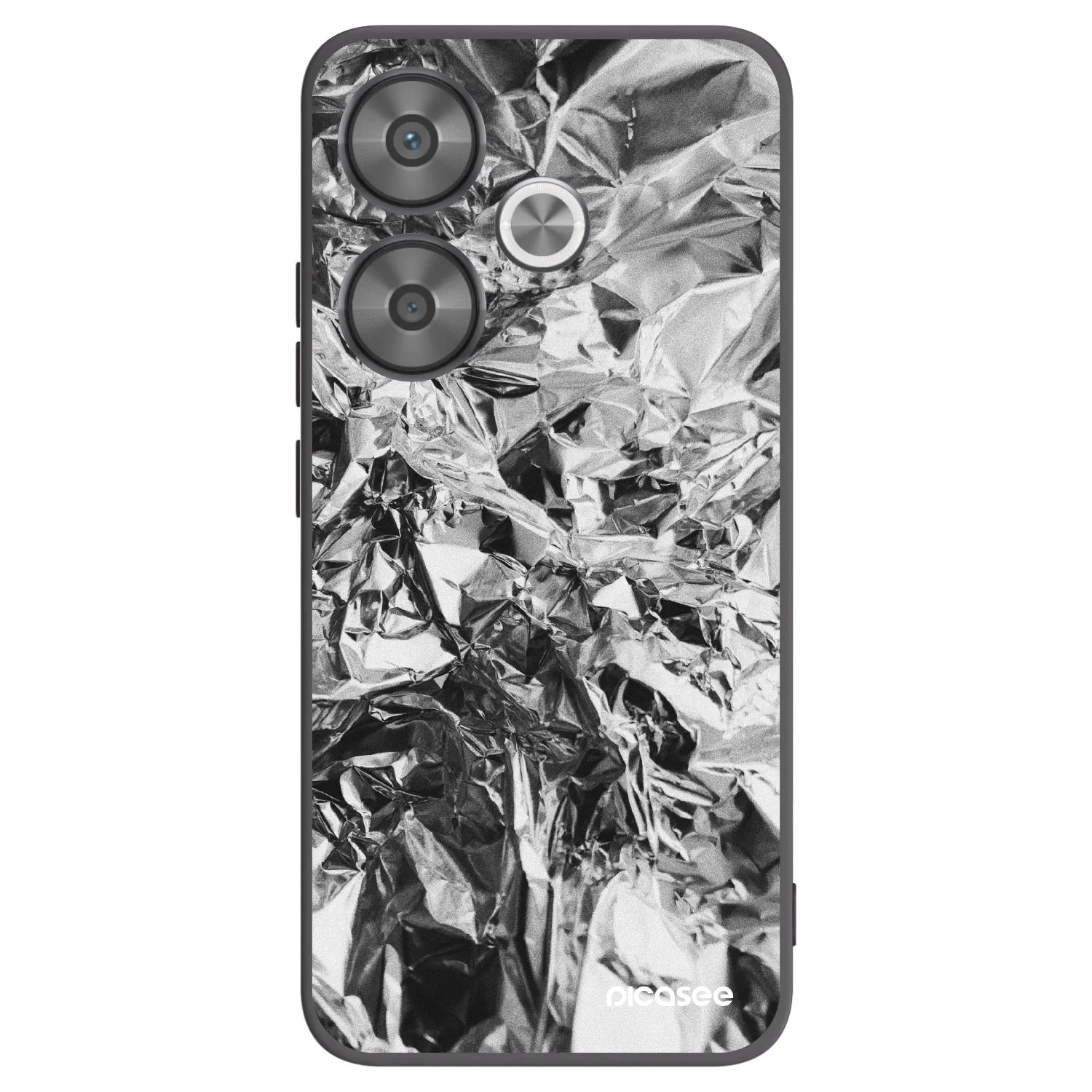 Picasee silikonski črni ovitek za Xiaomi Poco F6 - Chrome