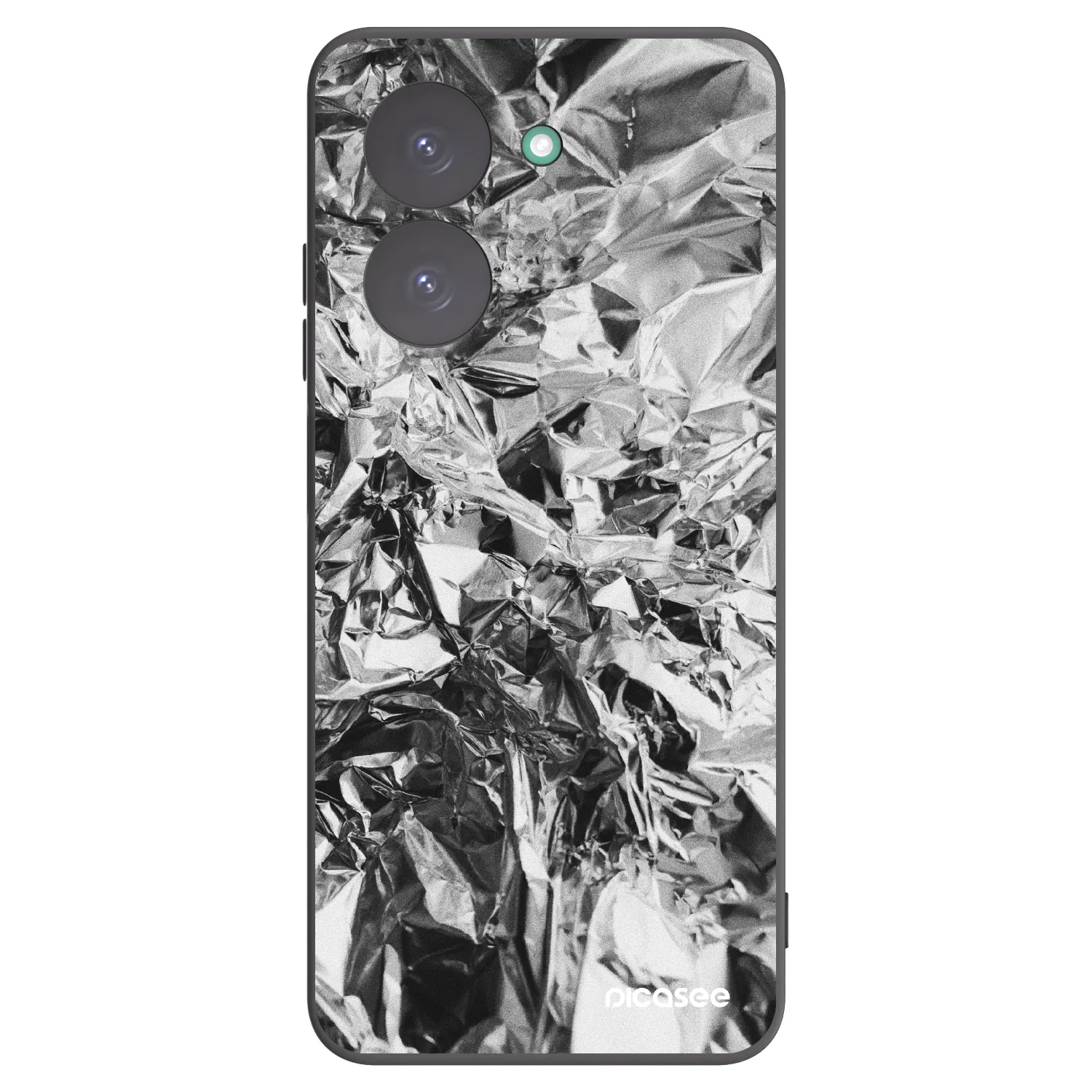 Picasee silikonski črni ovitek za Xiaomi Redmi A5 - Chrome