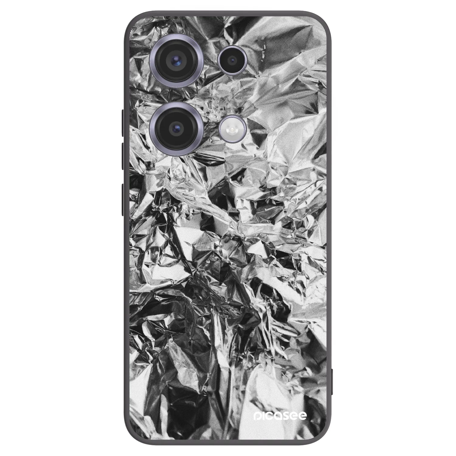 Picasee silikonski črni ovitek za Xiaomi Redmi Note 14S - Chrome