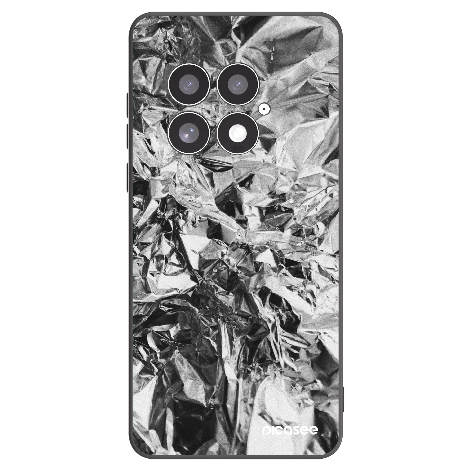 Picasee silikonski črni ovitek za OnePlus 13 5G - Chrome