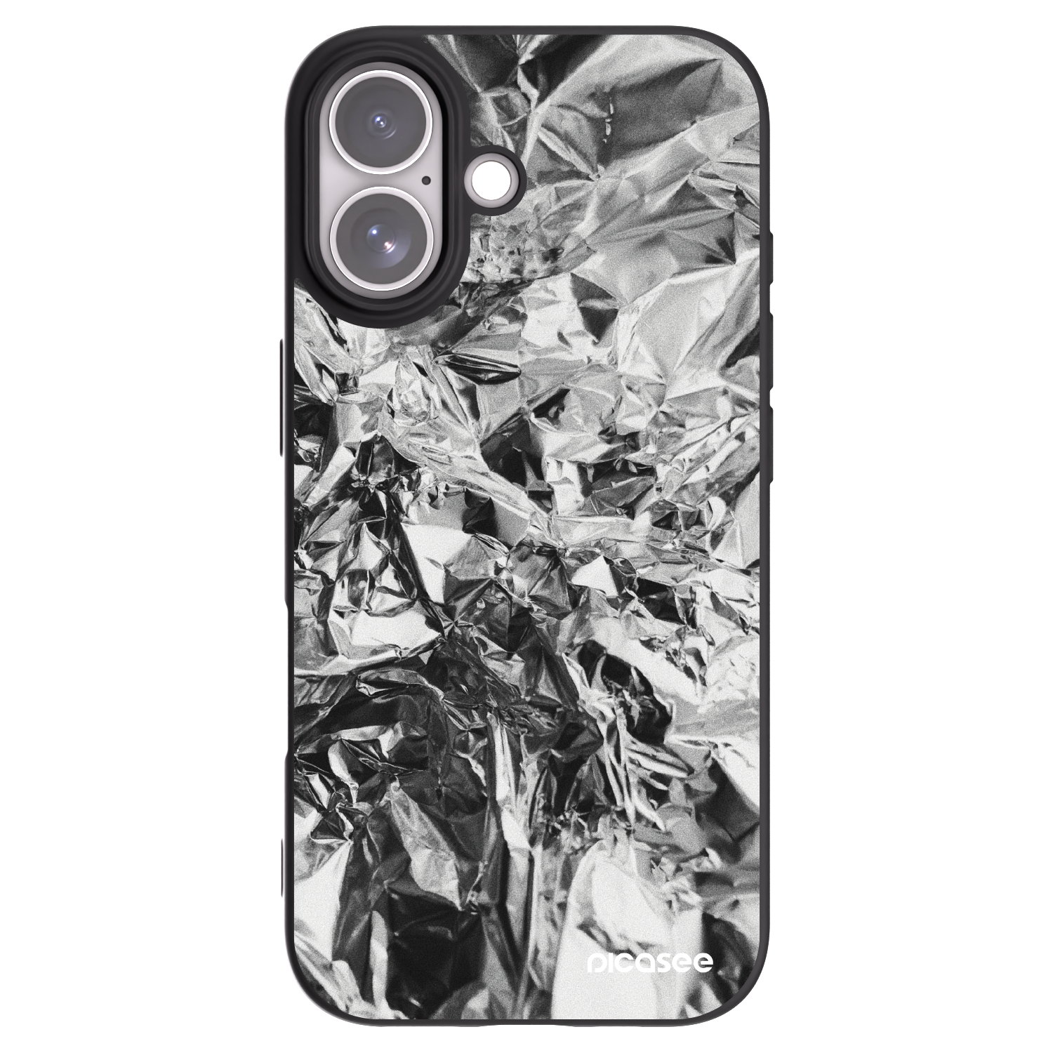 Picasee silikonski črni ovitek za Apple iPhone 17 - Chrome