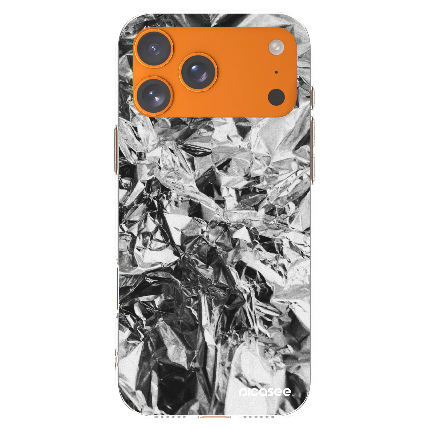 Picasee silikonski prozorni ovitek za Apple iPhone 17 Pro Max - Chrome