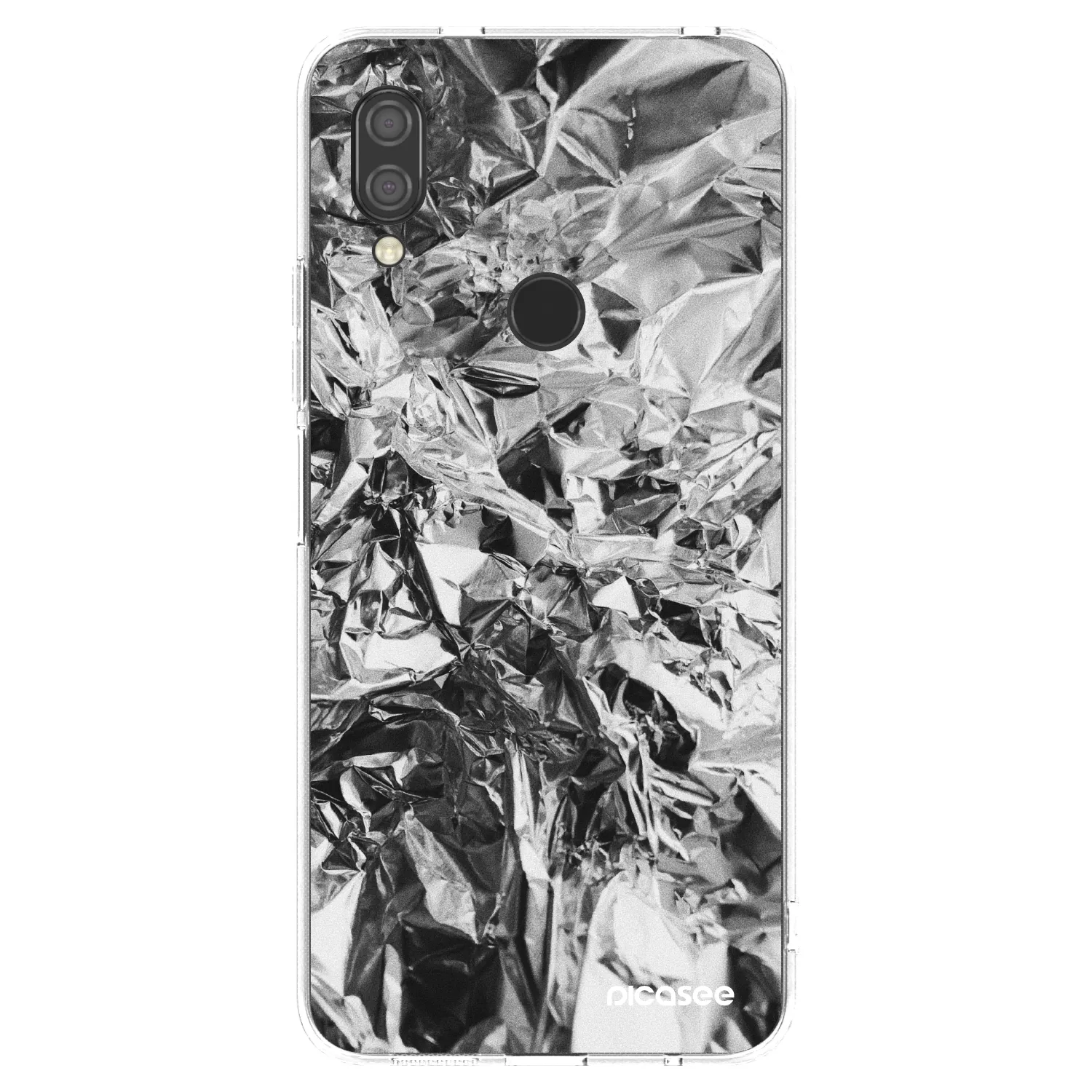 Picasee silikonski prozorni ovitek za Xiaomi Redmi 7 - Chrome