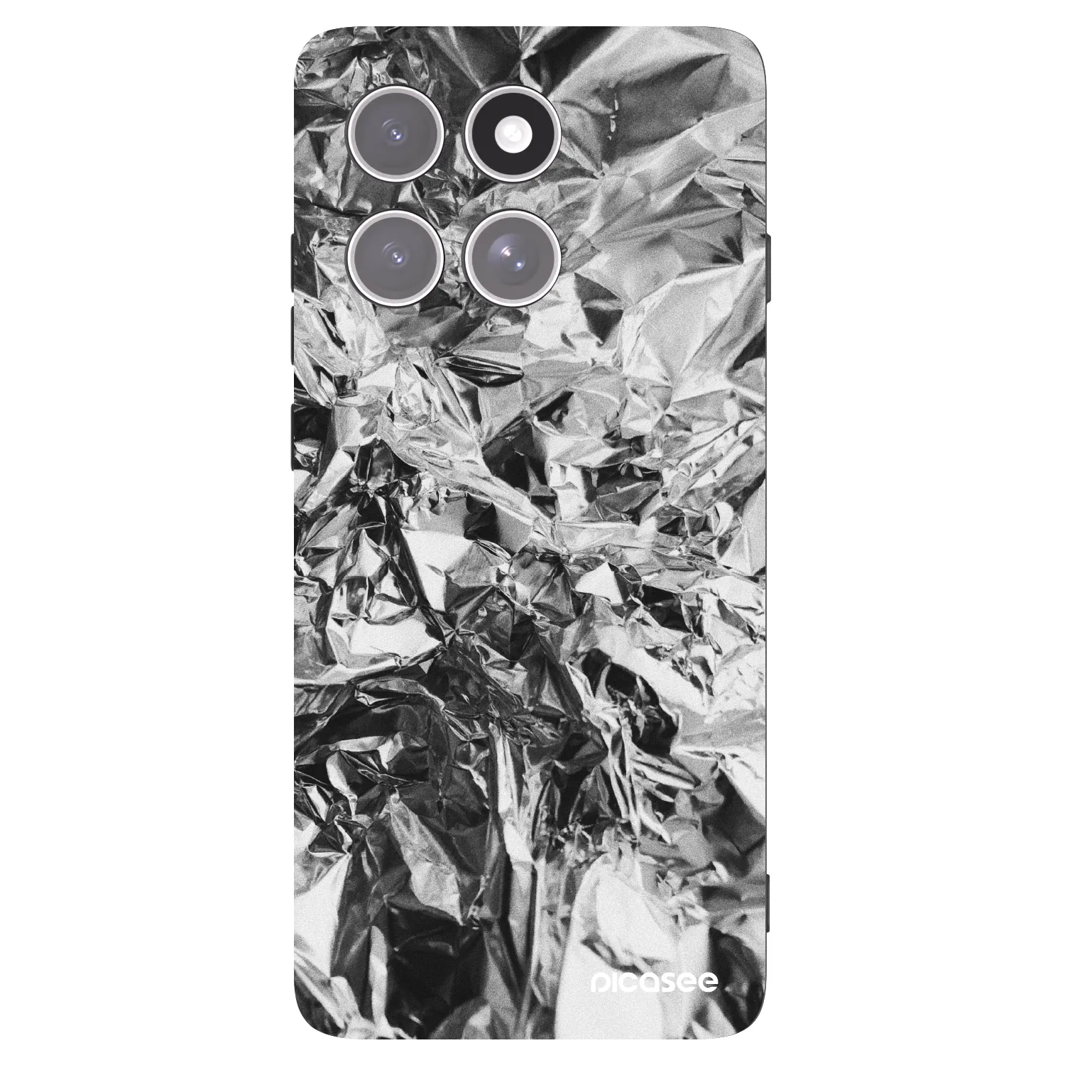 Picasee silikonski črni ovitek za Motorola Edge 60 Pro - Chrome