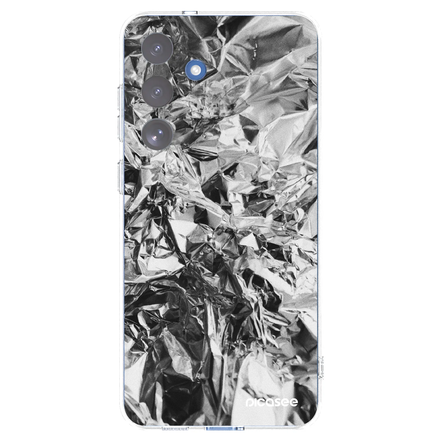 Picasee silikonski prozorni ovitek za Samsung Galaxy S25 FE 5G - Chrome