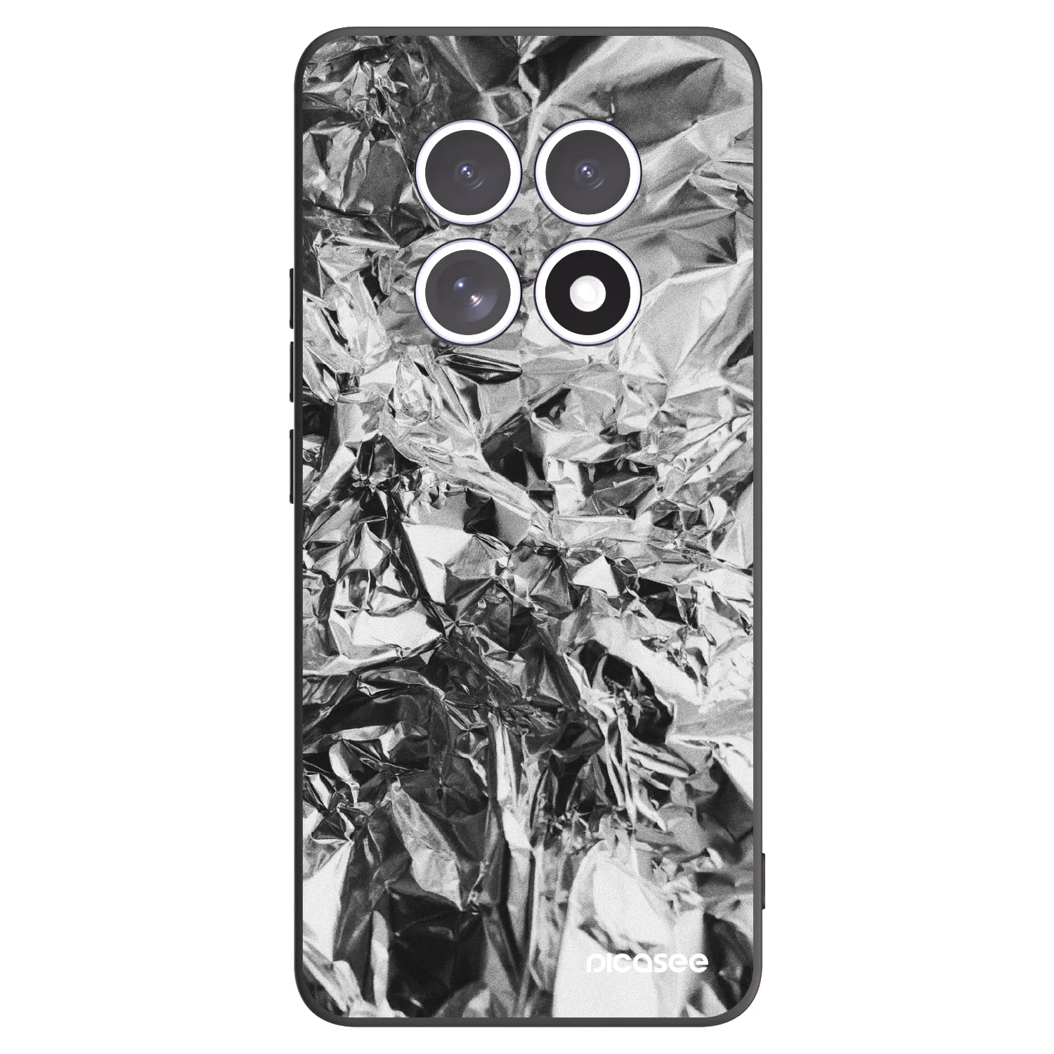 Picasee silikonski črni ovitek za Xiaomi Redmi Note 15 - Chrome