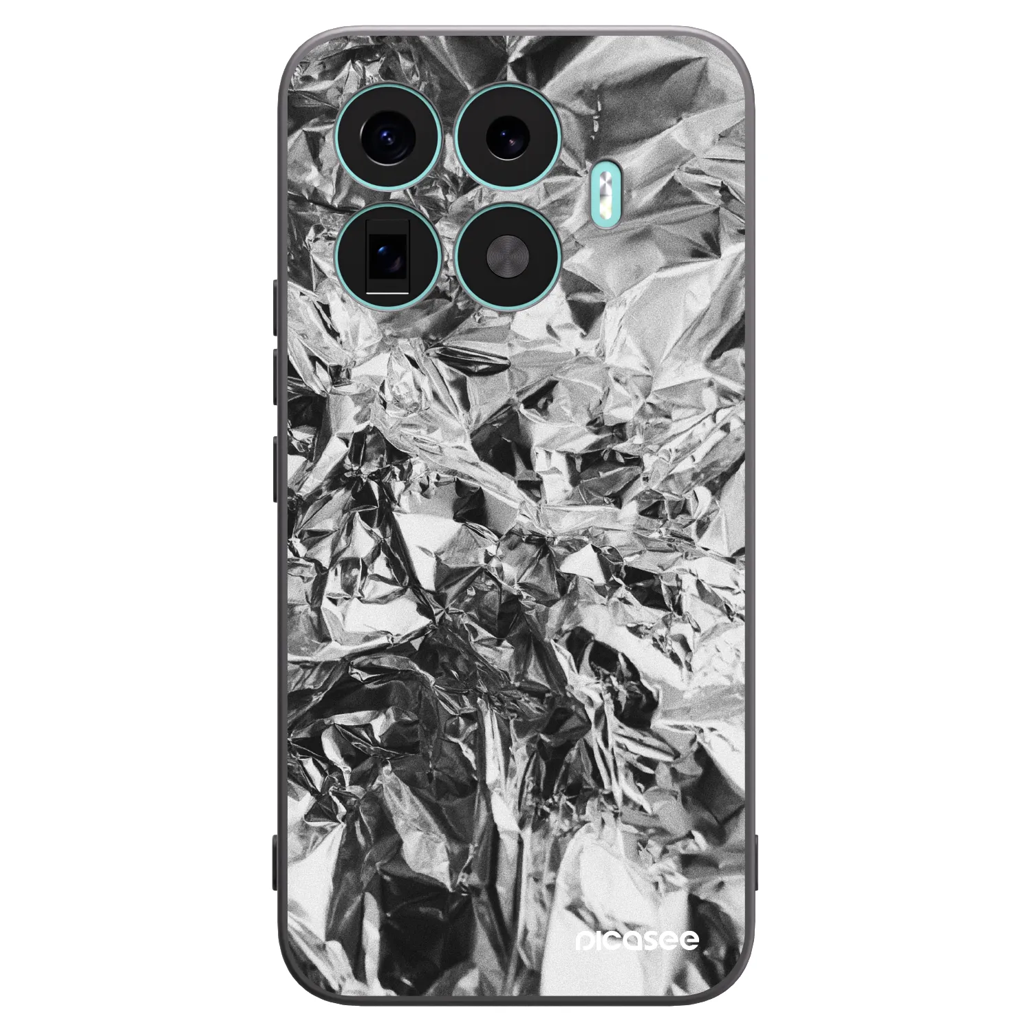 Picasee silikonski črni ovitek za Xiaomi 17T Pro - Chrome