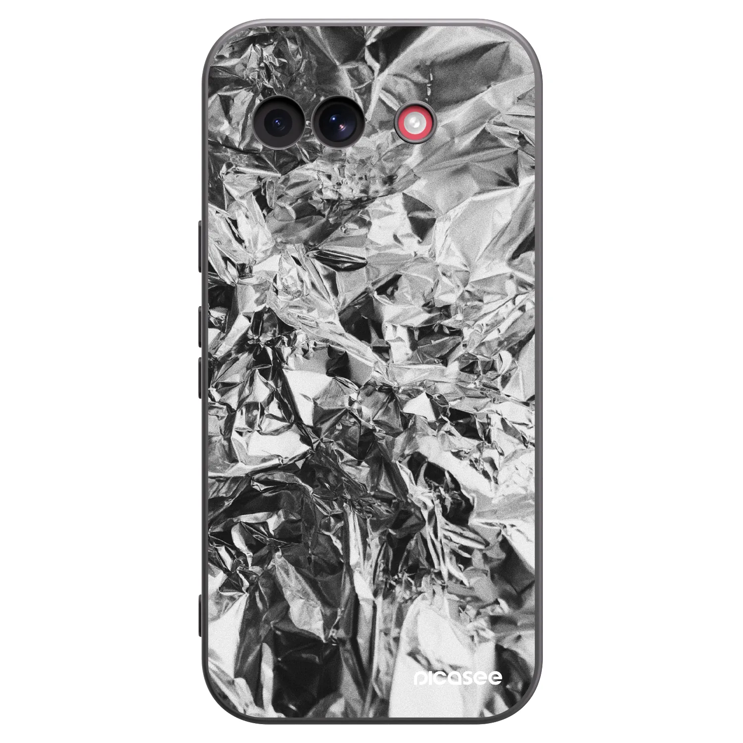 Picasee silikonski črni ovitek za Google Pixel 10a - Chrome