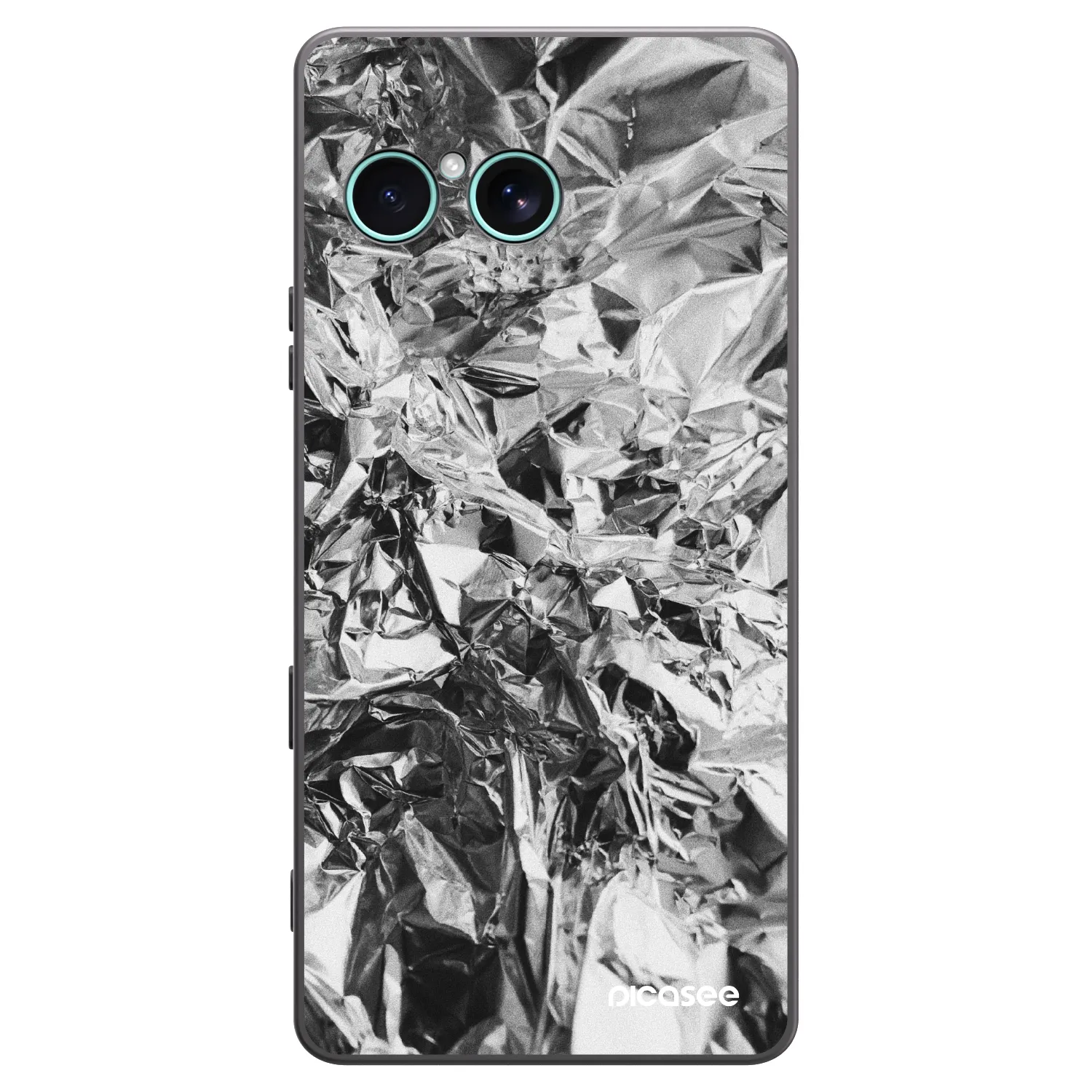 Picasee silikonski črni ovitek za Sony Xperia 10 VII - Chrome