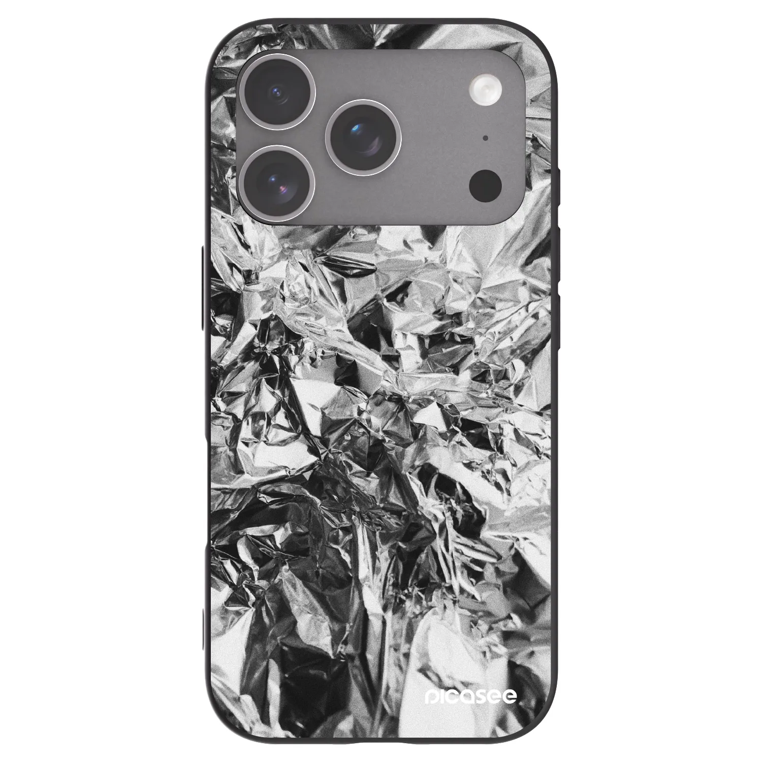 Picasee silikonski črni ovitek za Apple iPhone 18 Pro - Chrome