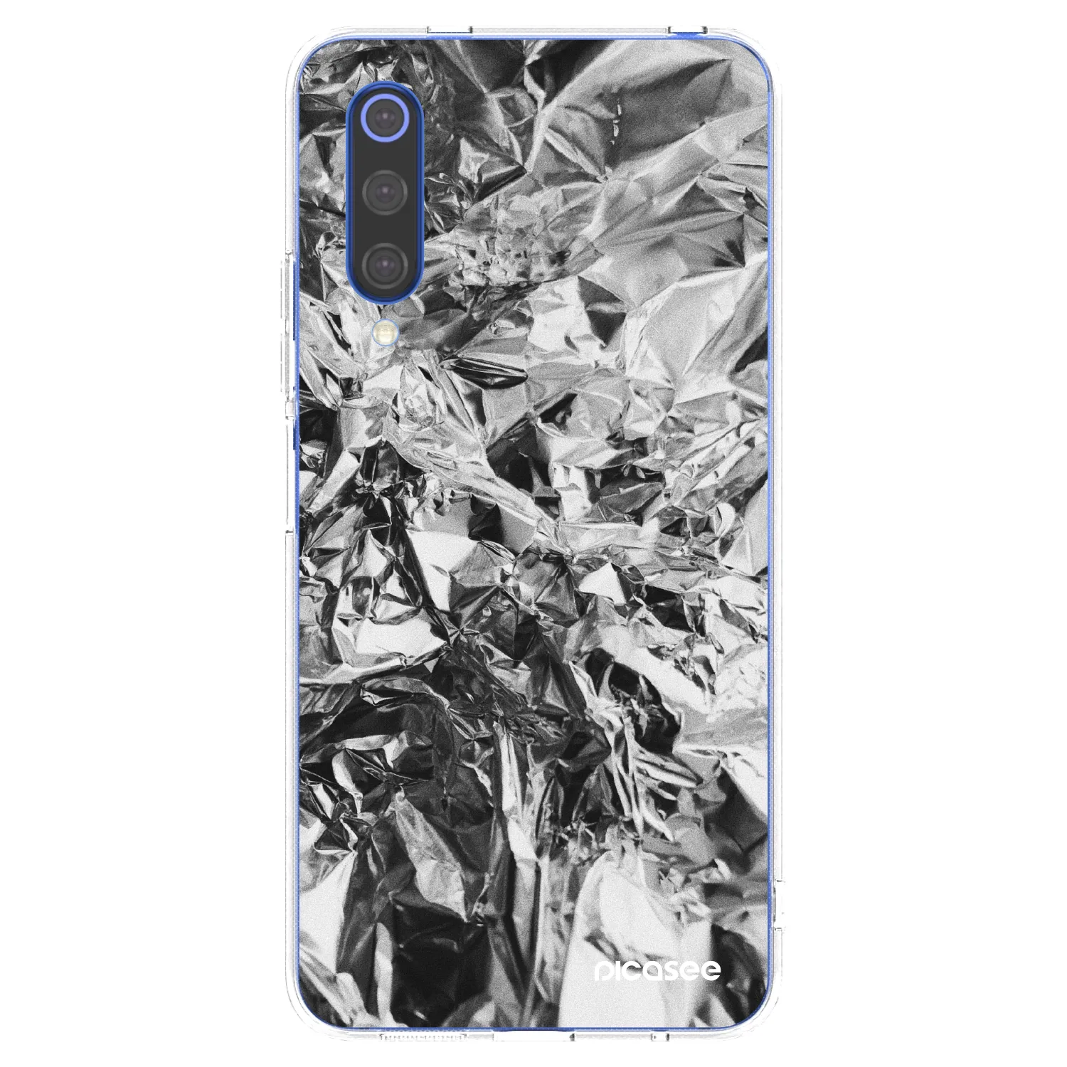 Picasee silikonski prozorni ovitek za Xiaomi Mi 9 SE - Chrome