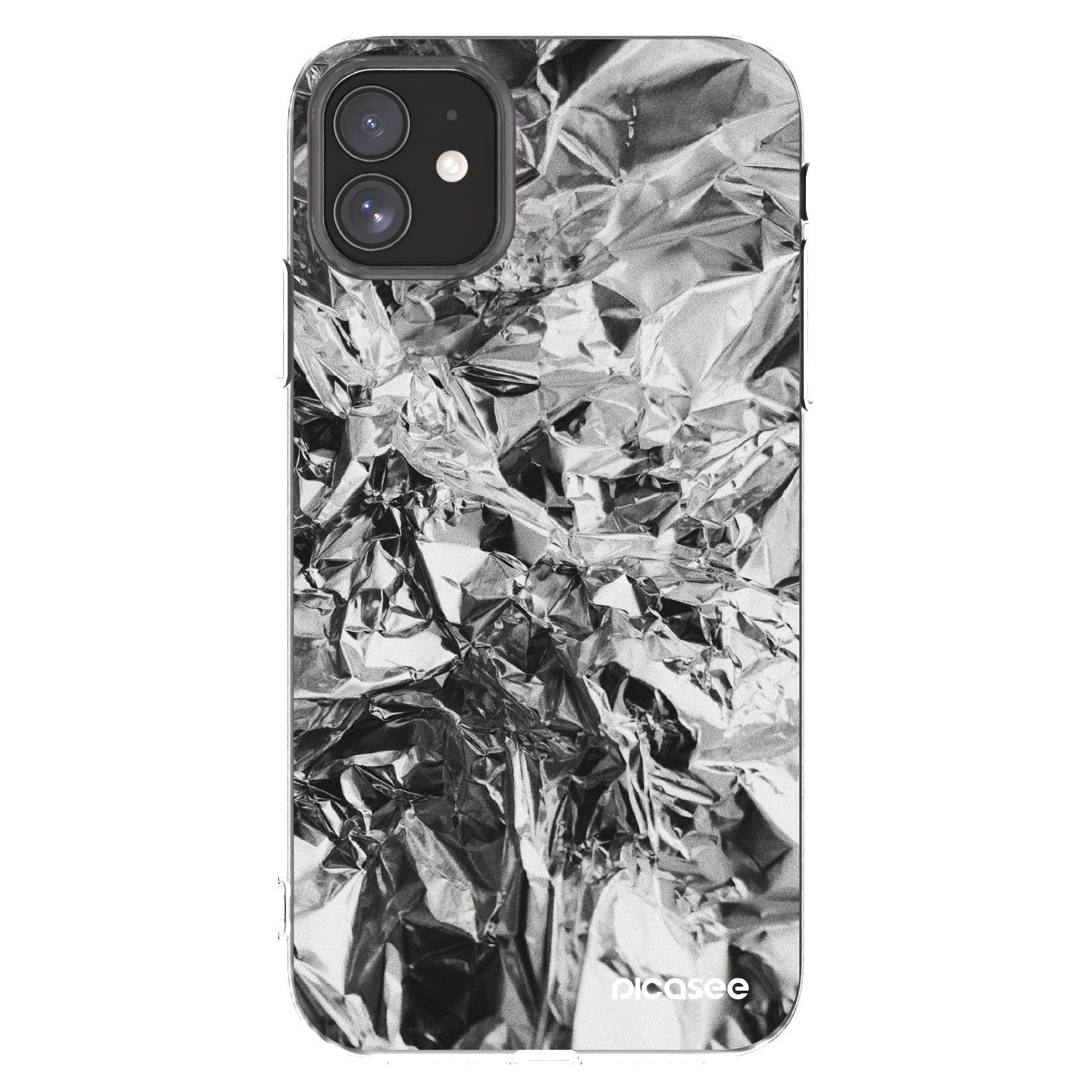 Picasee silikonski prozorni ovitek za Apple iPhone 11 - Chrome