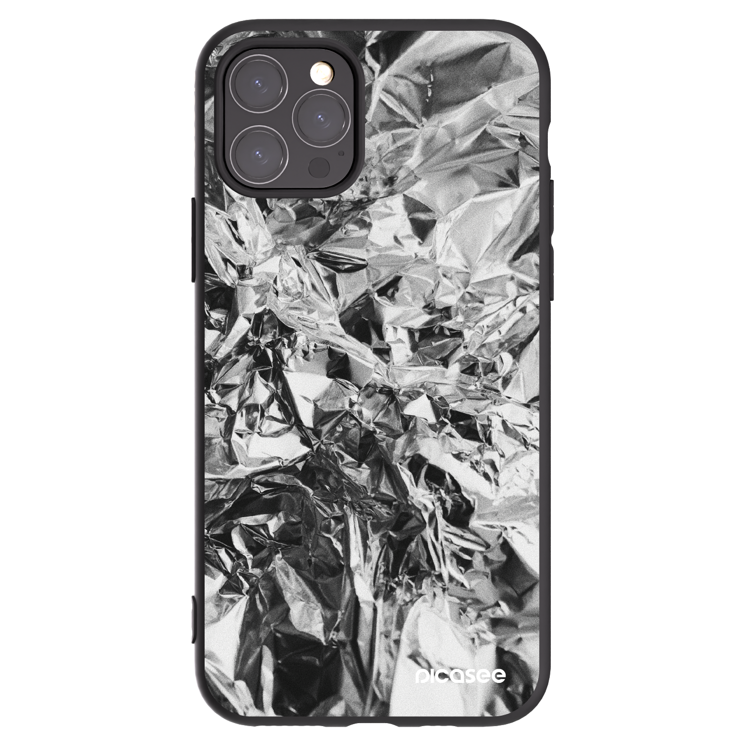 Picasee silikonski črni ovitek za Apple iPhone 11 Pro - Chrome