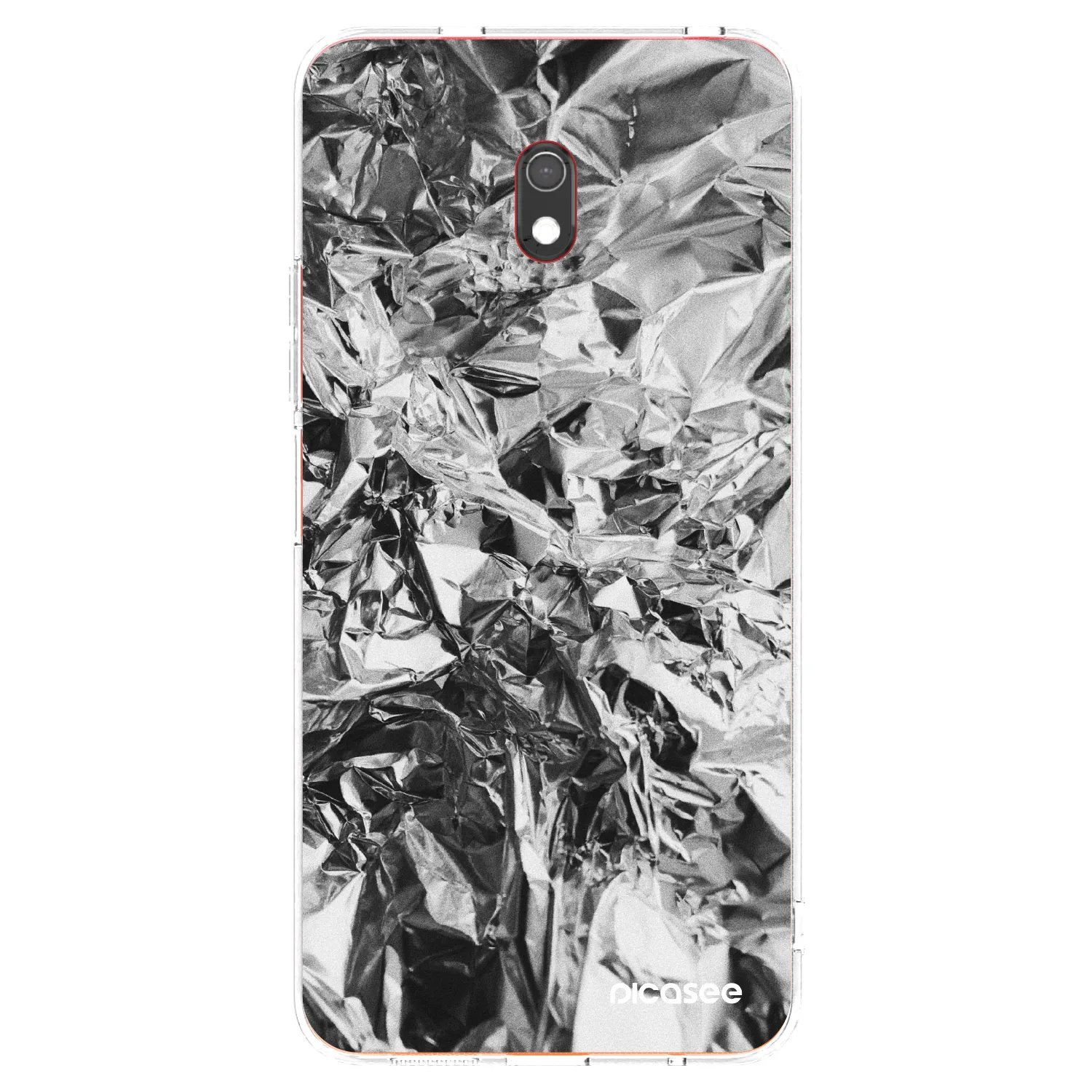 Picasee silikonski prozorni ovitek za Xiaomi Redmi 8A - Chrome