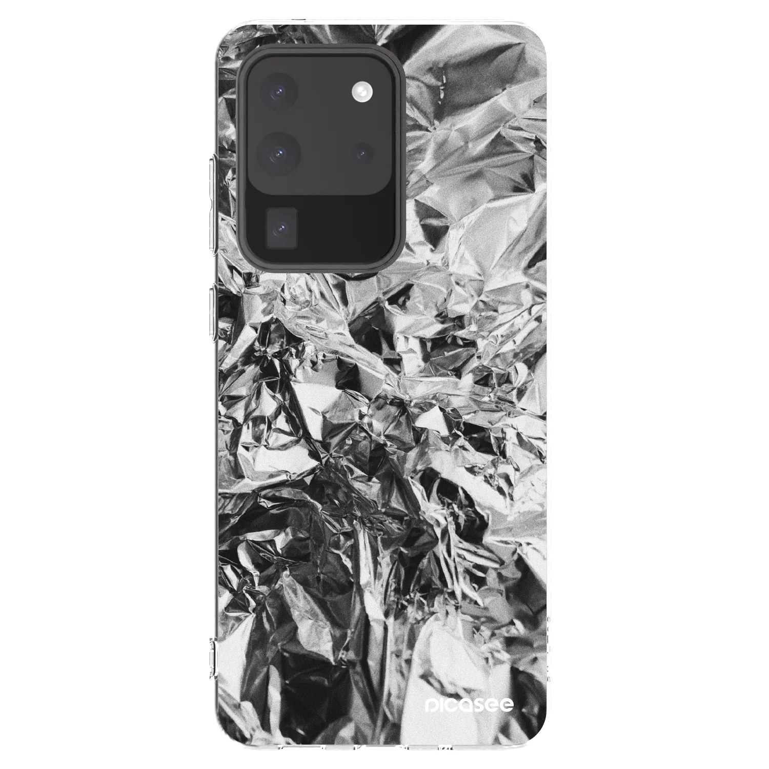 Picasee silikonski prozorni ovitek za Samsung Galaxy S20 Ultra 5G G988F - Chrome