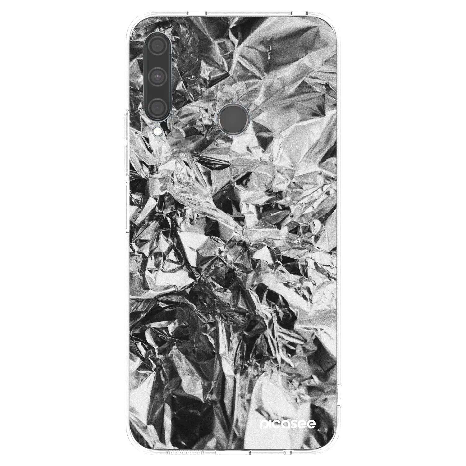 Picasee silikonski prozorni ovitek za Huawei P40 Lite E - Chrome