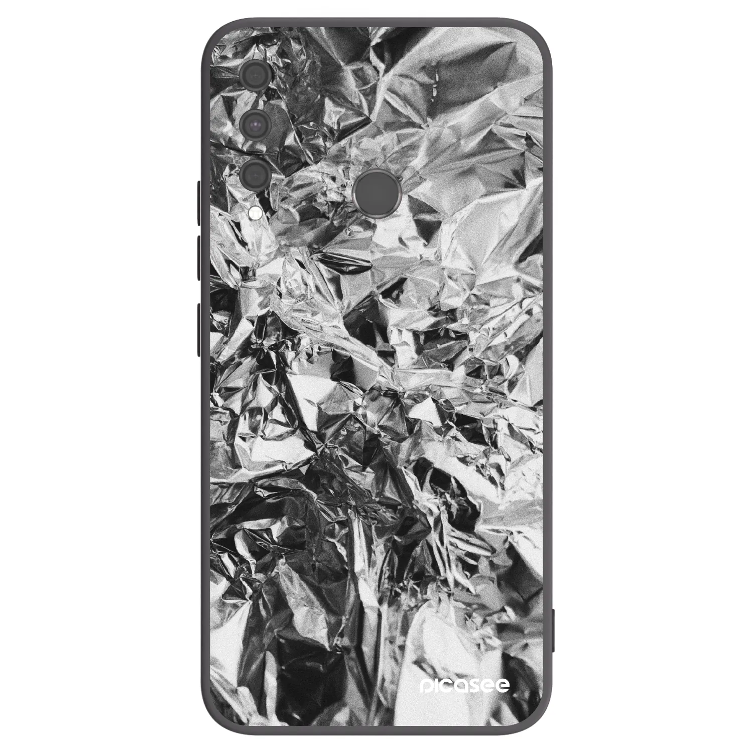 Picasee silikonski črni ovitek za Huawei P40 Lite E - Chrome