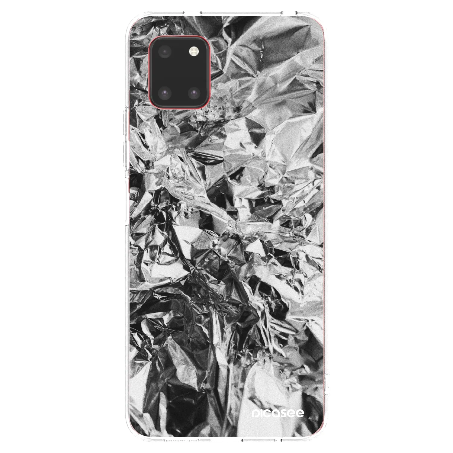 Picasee silikonski prozorni ovitek za Samsung Galaxy Note 10 Lite N770F - Chrome