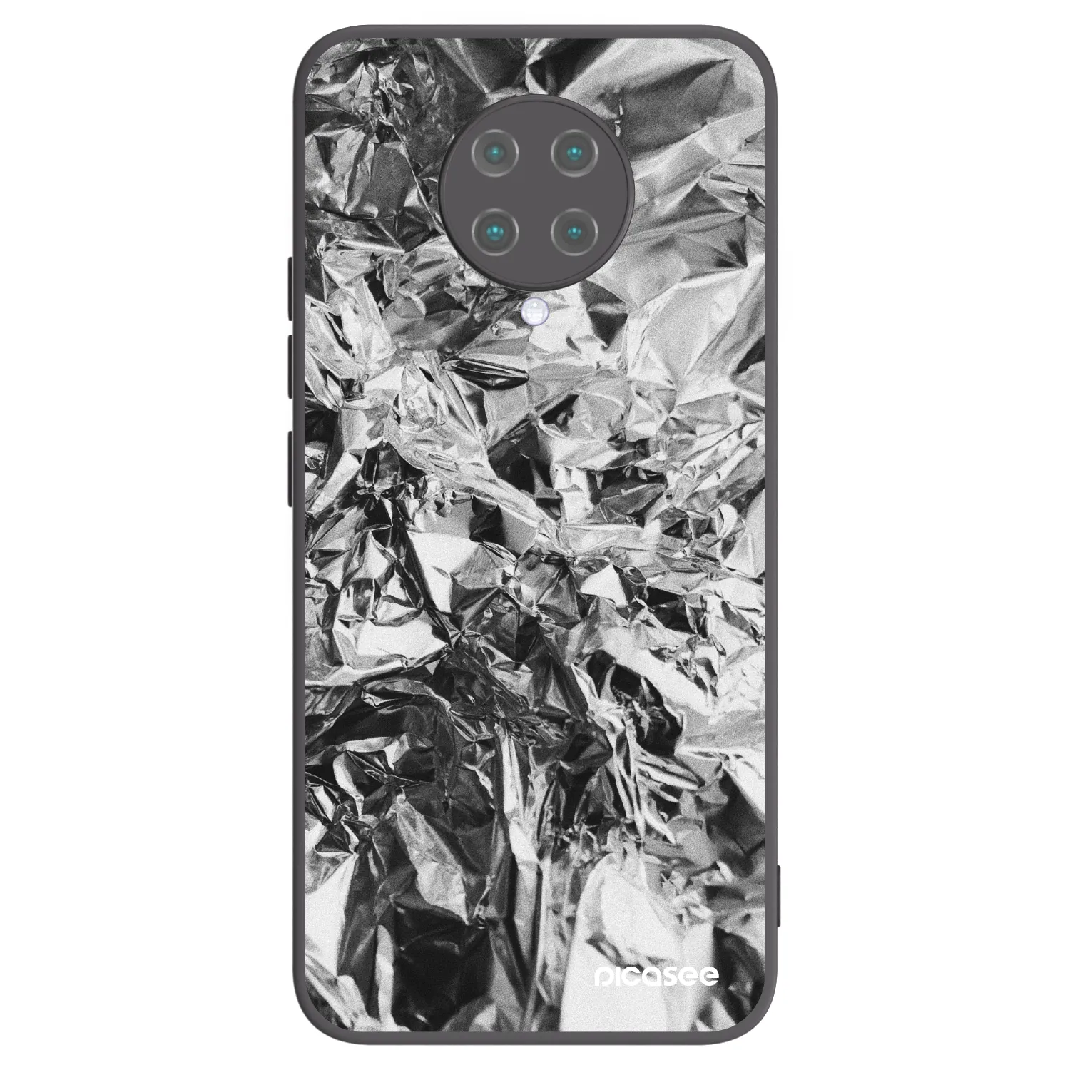 Picasee silikonski črni ovitek za Xiaomi Poco F2 Pro - Chrome