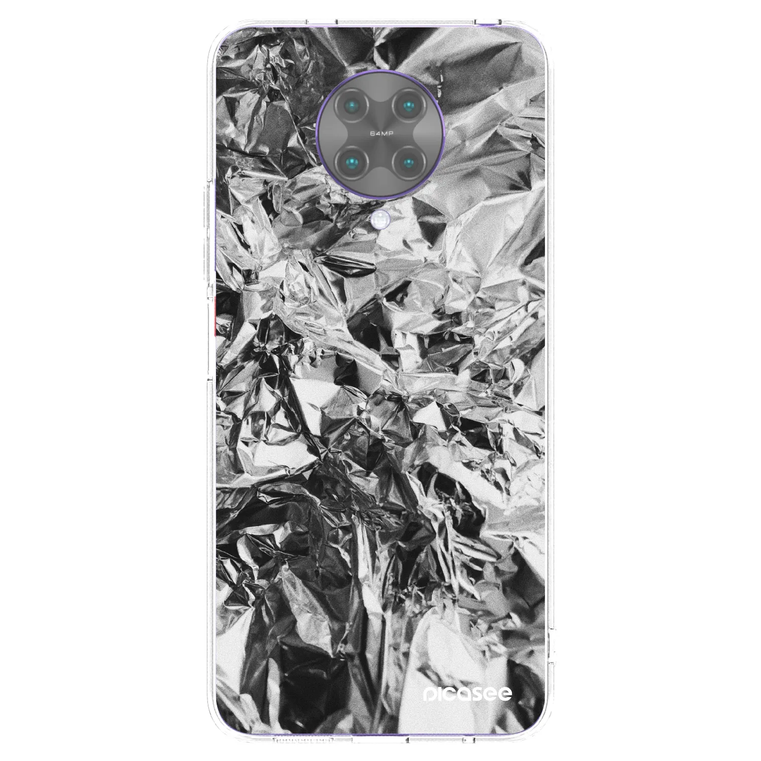 Picasee silikonski prozorni ovitek za Xiaomi Poco F2 Pro - Chrome
