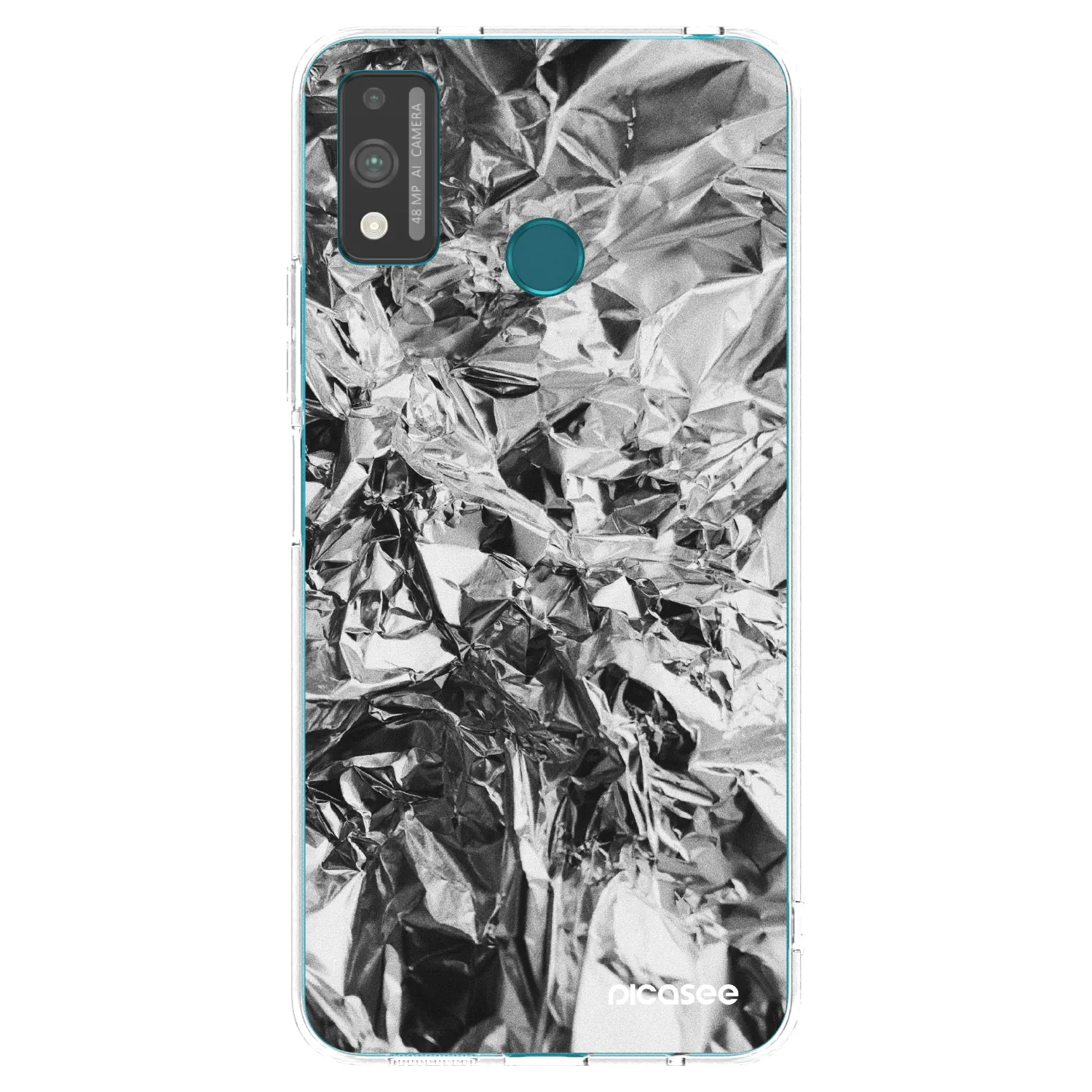 Picasee silikonski prozorni ovitek za Honor 9X Lite - Chrome