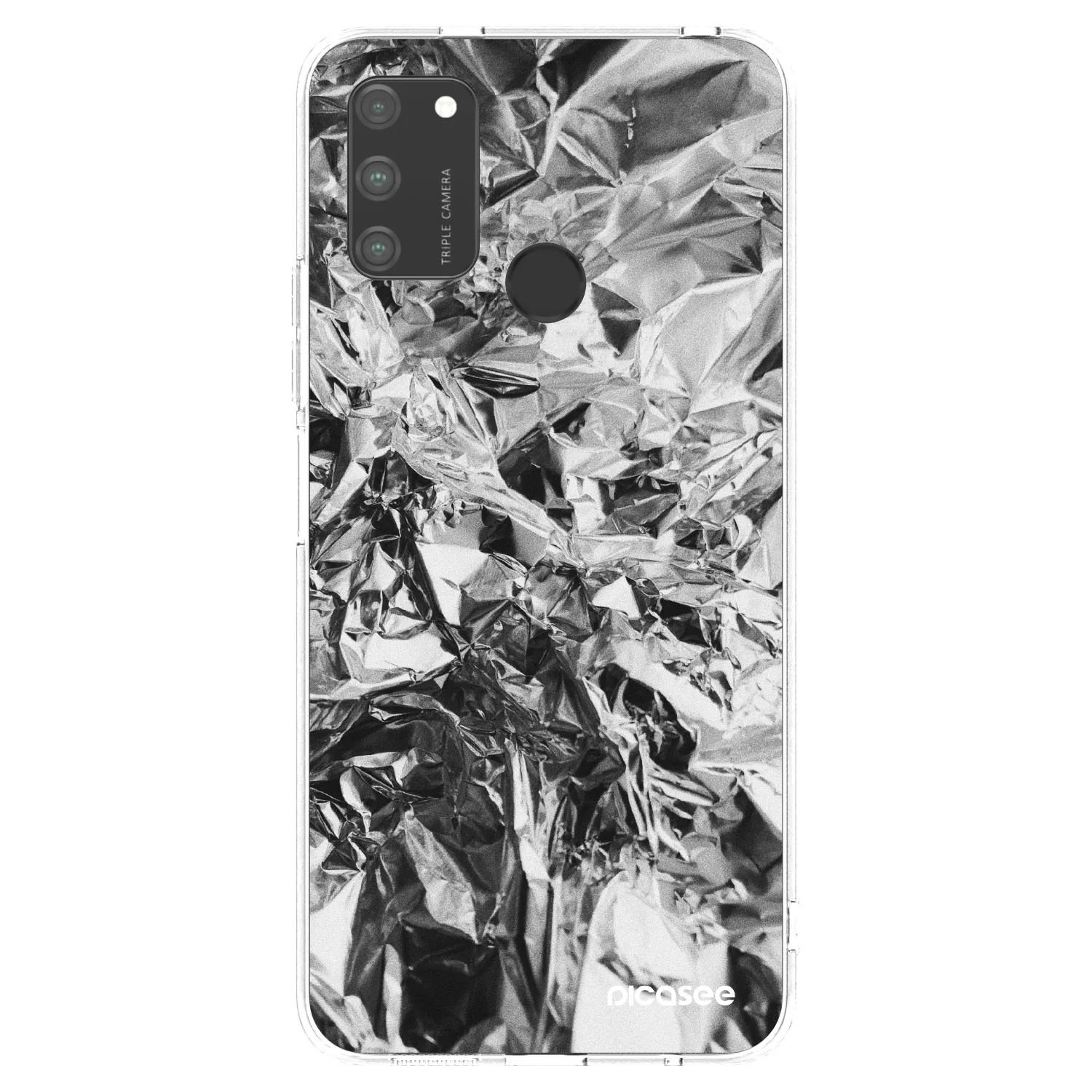 Picasee silikonski prozorni ovitek za Honor 9A - Chrome