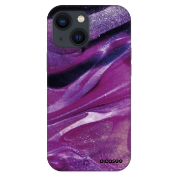 Picasee Fashion Case za Apple iPhone 13 mini - Purple glitter