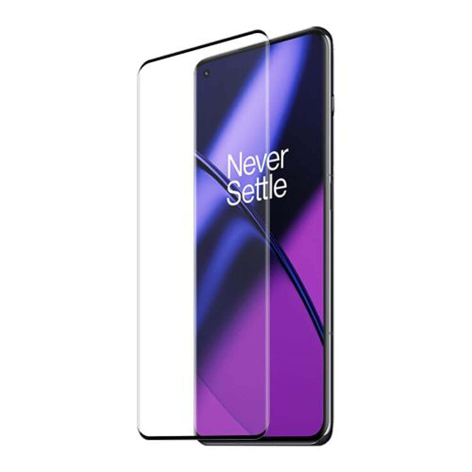 3x Picasee ukrivljeno zaščitno steklo 3D za OnePlus 11 5G – črno – 2+1 brezplačno