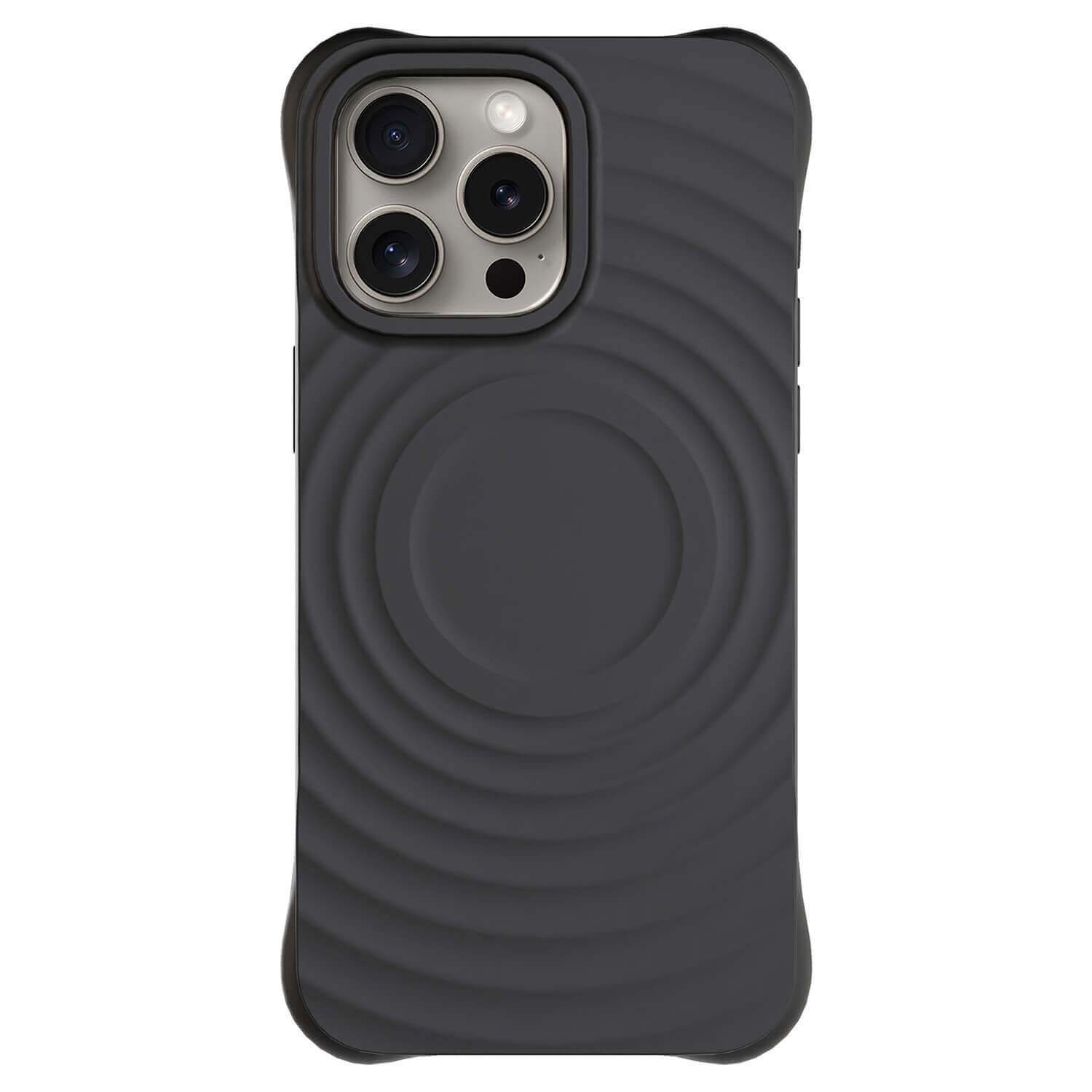 Picasee Shock-proof case s MagSafe Apple iPhone 16 Pro Max - Osebno graviranje - Črna