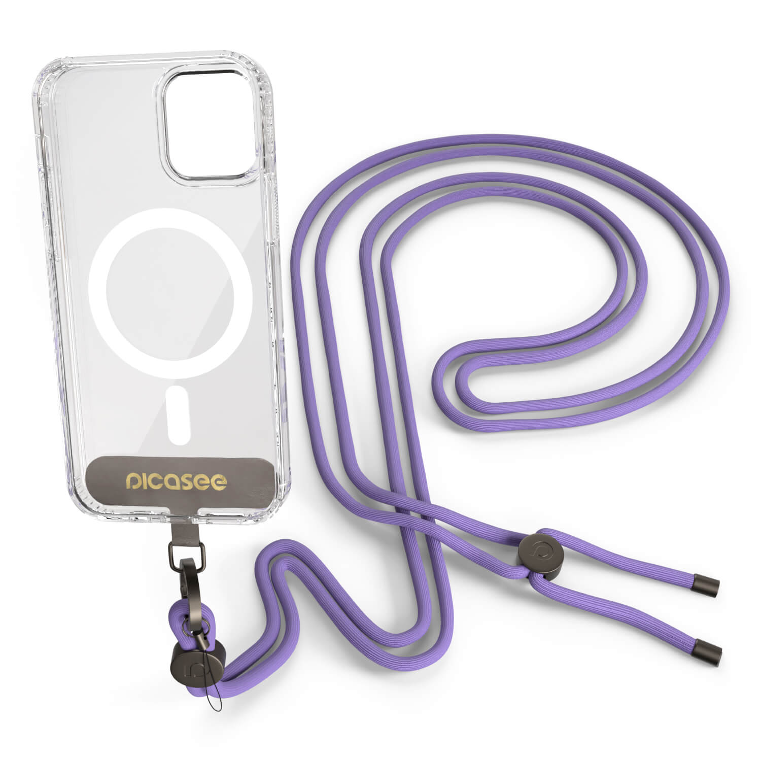 Picasee Cross-body phone strap - Vijolična