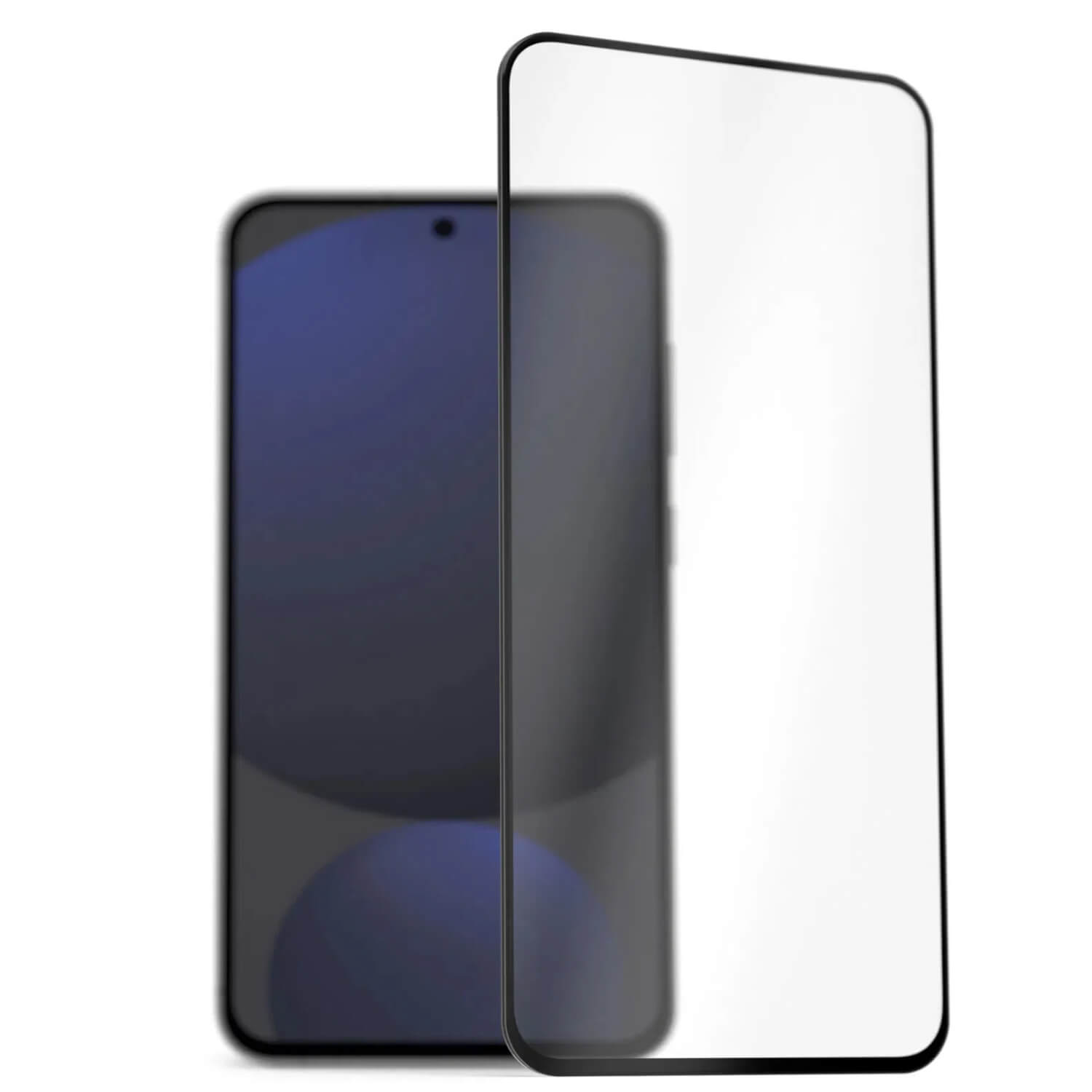 Picasee ukrivljeno zaščitno steklo 3D za Samsung Galaxy S25+ 5G – črno