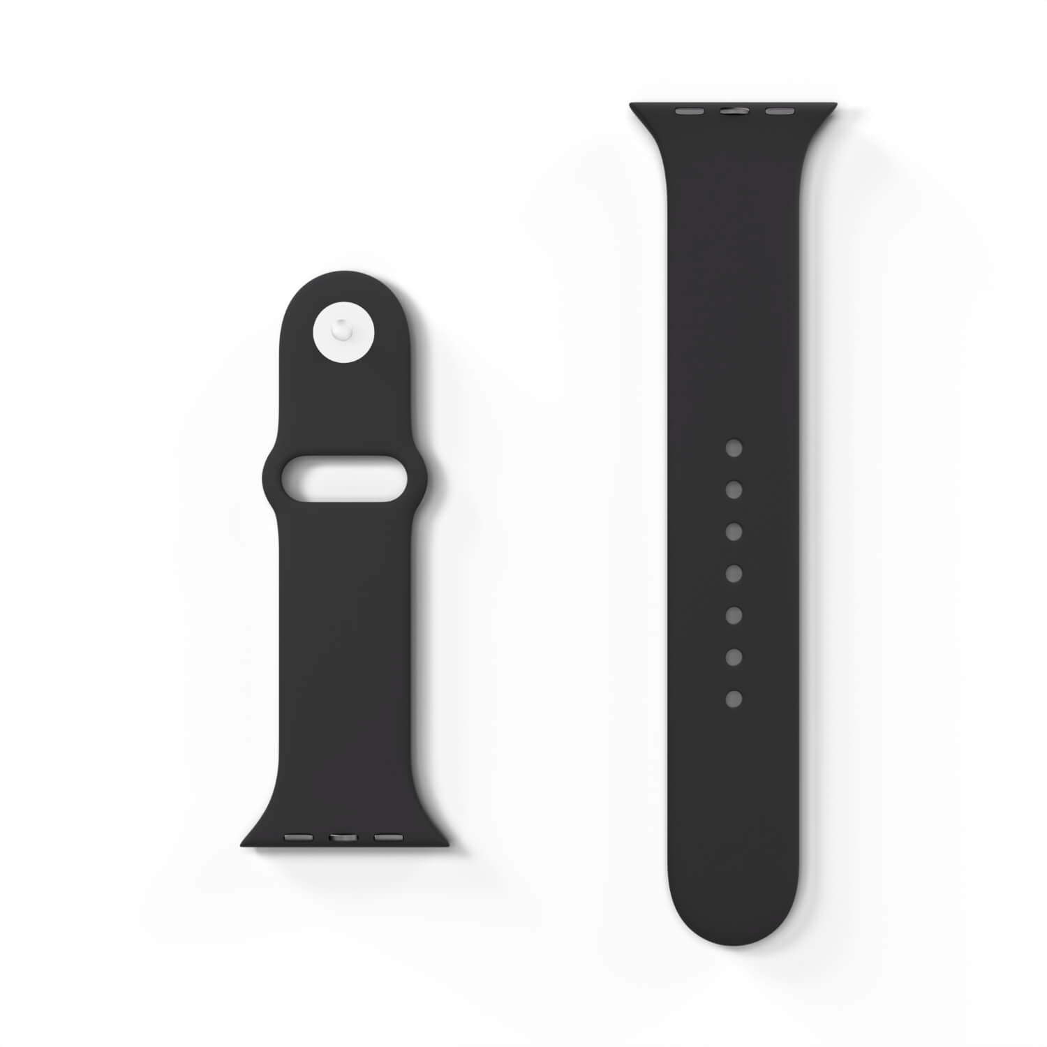Picasee Liquid band Apple Watch 45 mm (8.series) - Črna