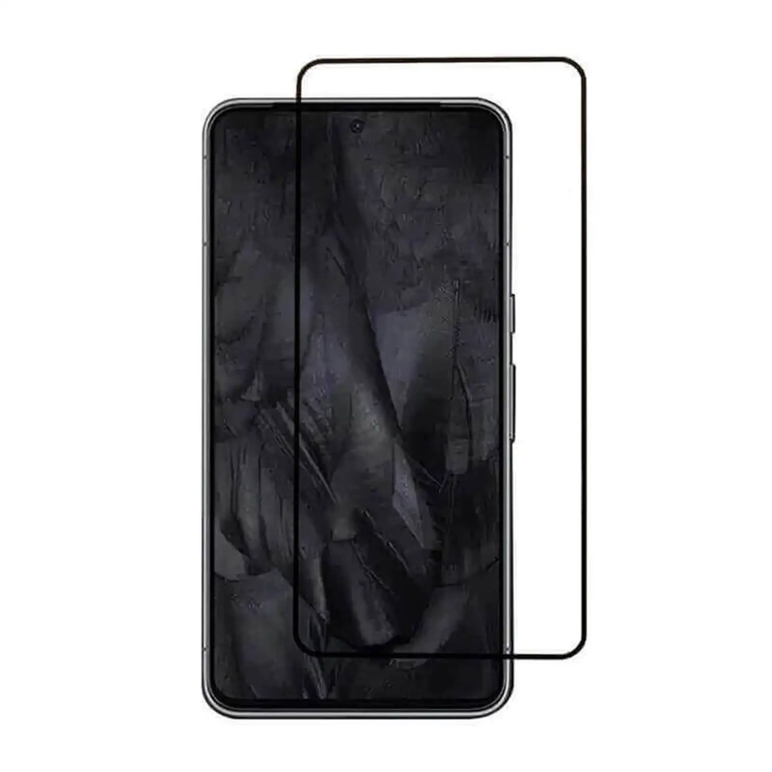 3x Picasee kaljeno steklo 3D z okvirjem za Google Pixel 9 Pro XL – črno – 2+1 brezplačno