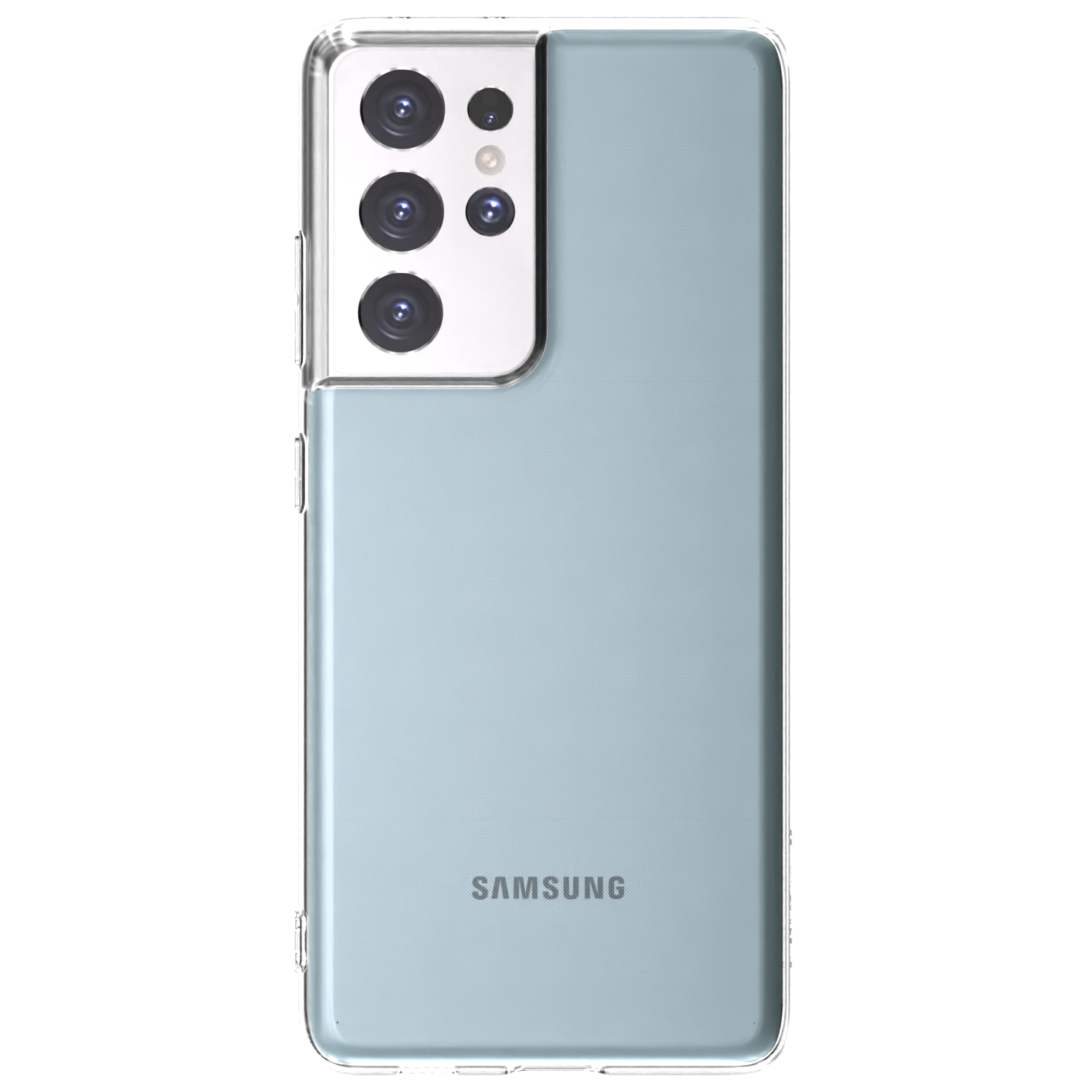 Picasee silikonski prozorni ovitek za Samsung Galaxy S21 Ultra 5G G998B - Lasten foto dizajn