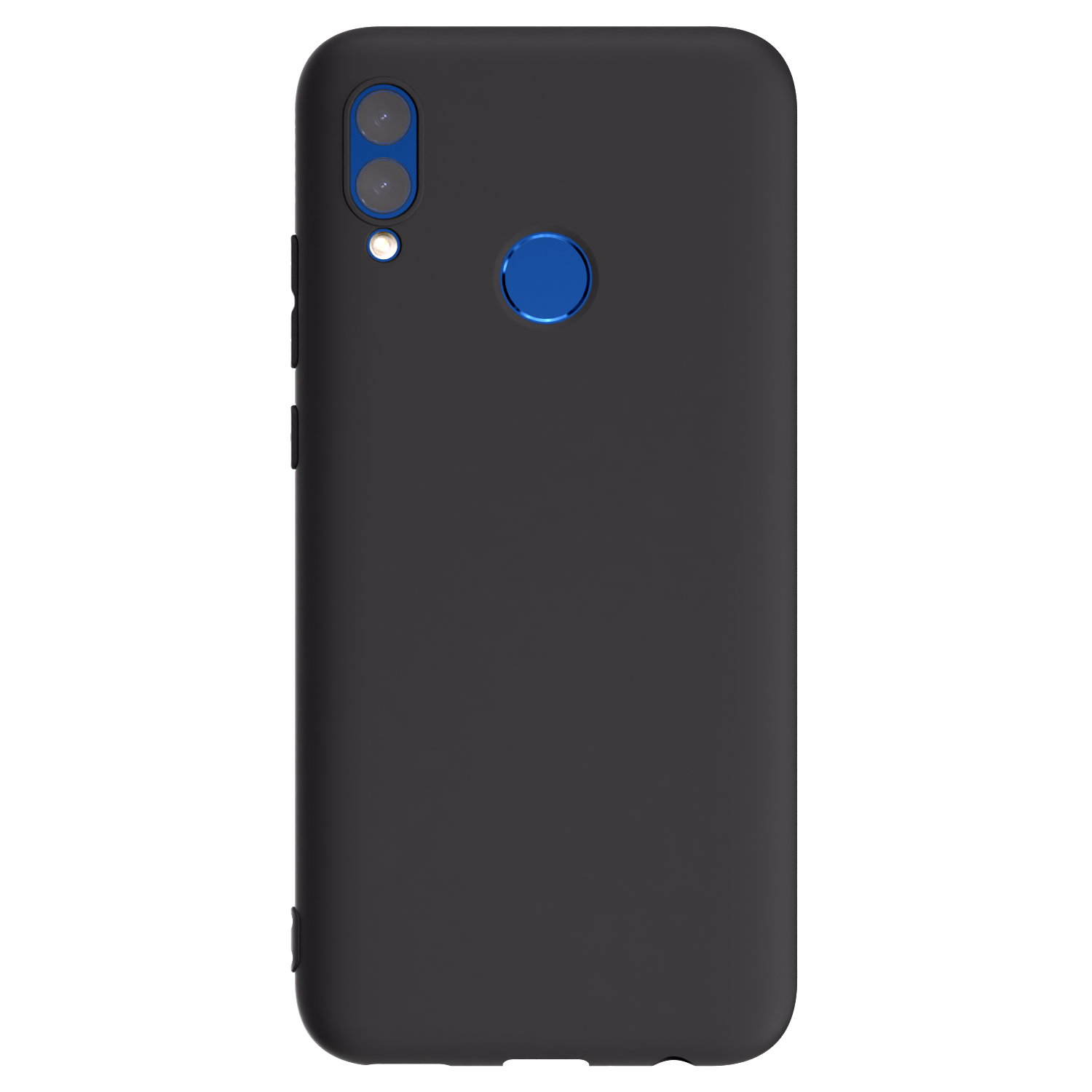 Picasee silikonski črni ovitek za Huawei P Smart 2019 - Lasten foto dizajn