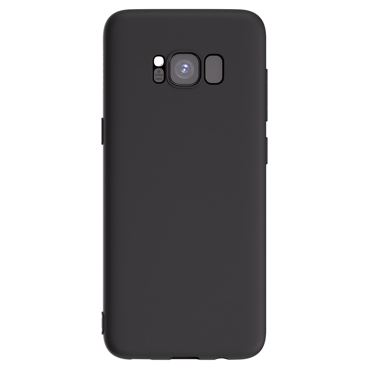 Picasee silikonski črni ovitek za Samsung Galaxy S8 G950F - Lasten foto dizajn