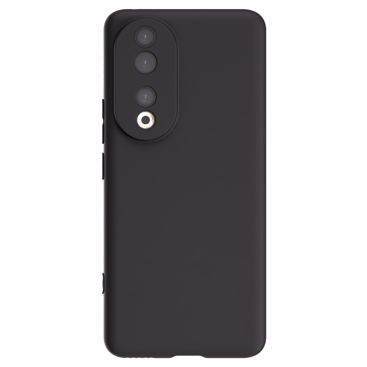 Picasee silikonski črni ovitek za Honor 90 5G - Lasten foto dizajn