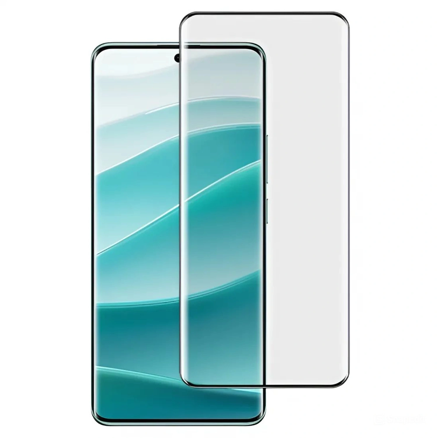 3x Picasee kaljeno steklo 3D z okvirjem za Xiaomi Poco X8 Pro Max – črno – 2+1 brezplačno