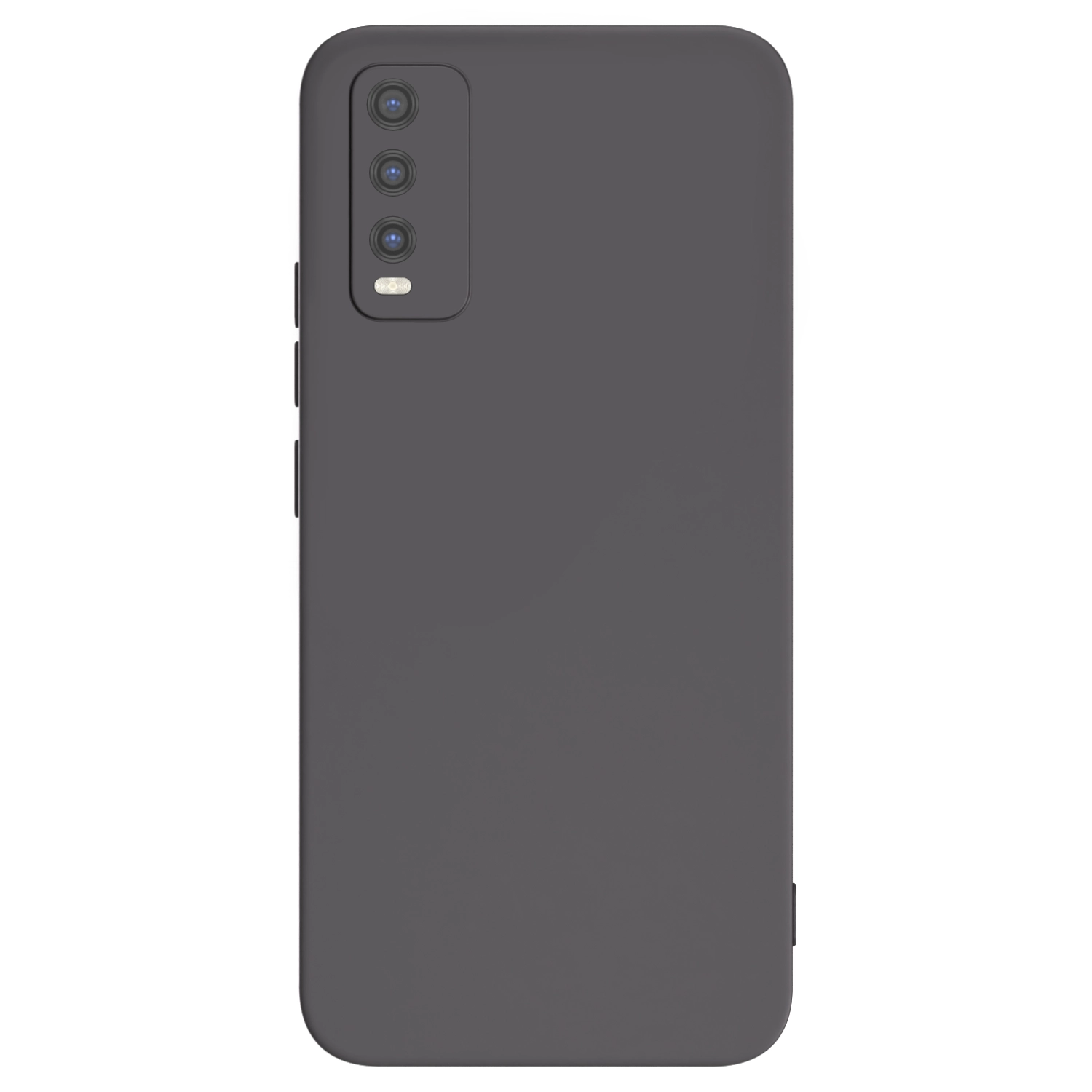 Picasee silikonski črni ovitek za Vivo Y20s - Lasten foto dizajn