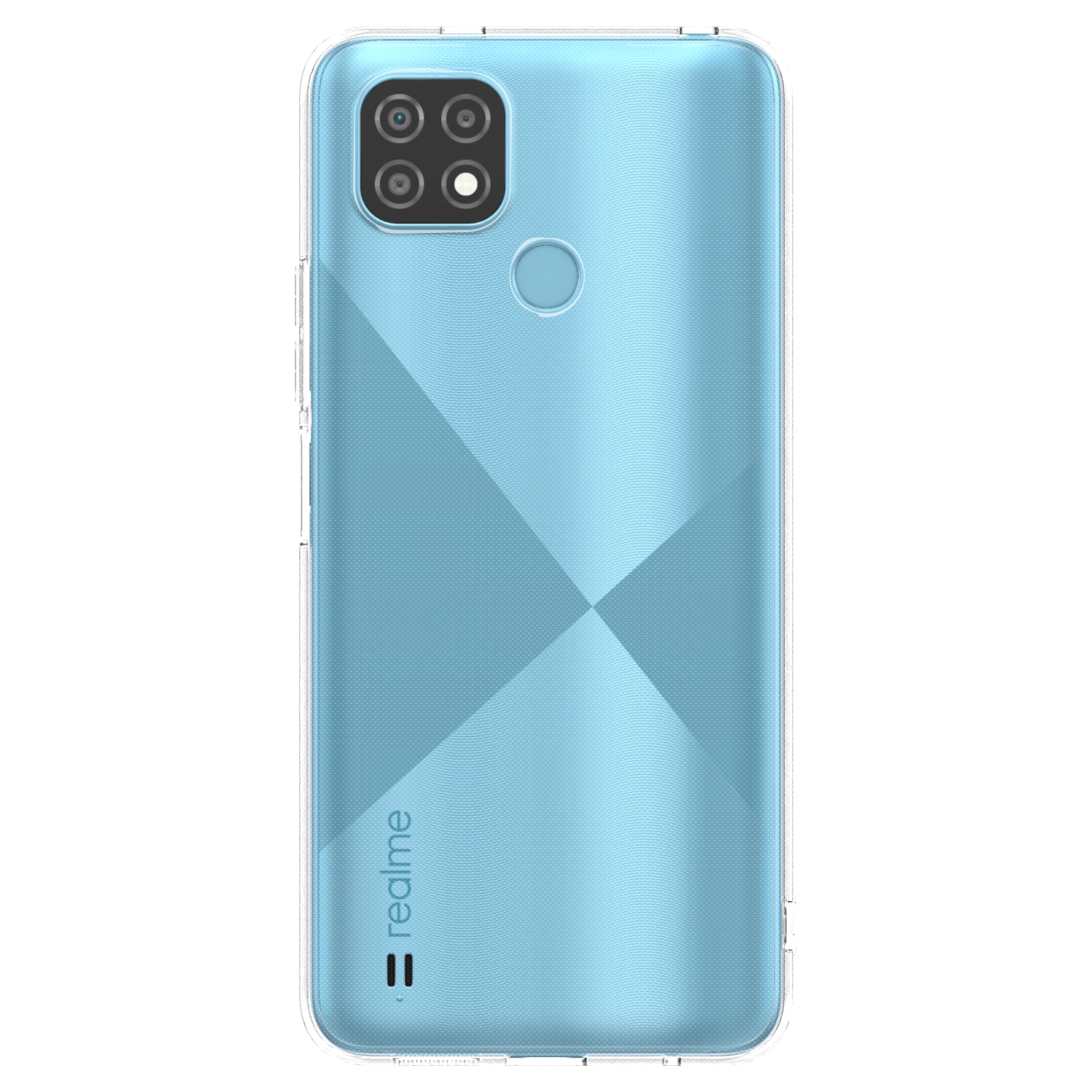 Picasee silikonski prozorni ovitek za Realme C21 - Lasten foto dizajn