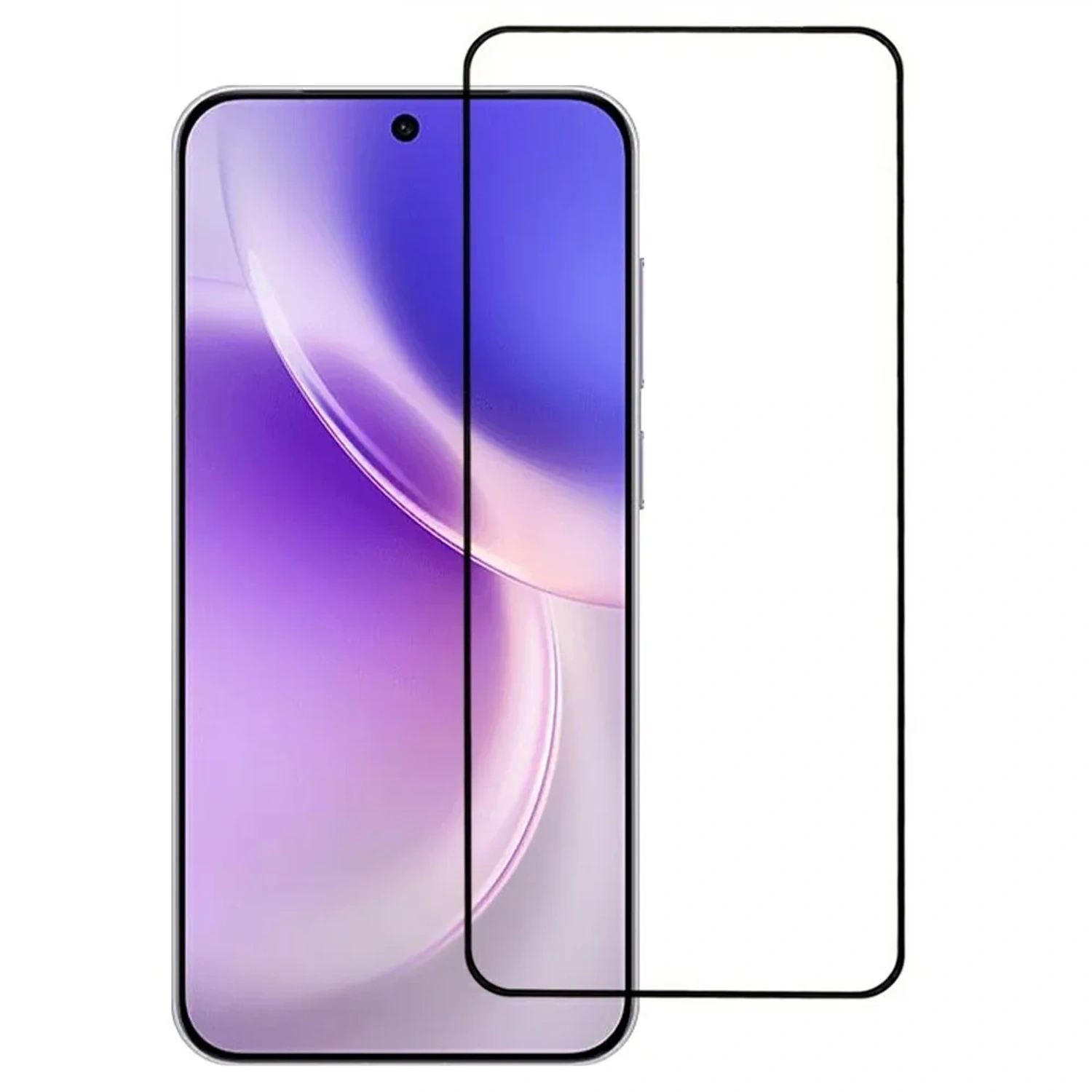 3x Picasee kaljeno steklo 3D z okvirjem za Vivo X300 Pro – črno – 2+1 brezplačno