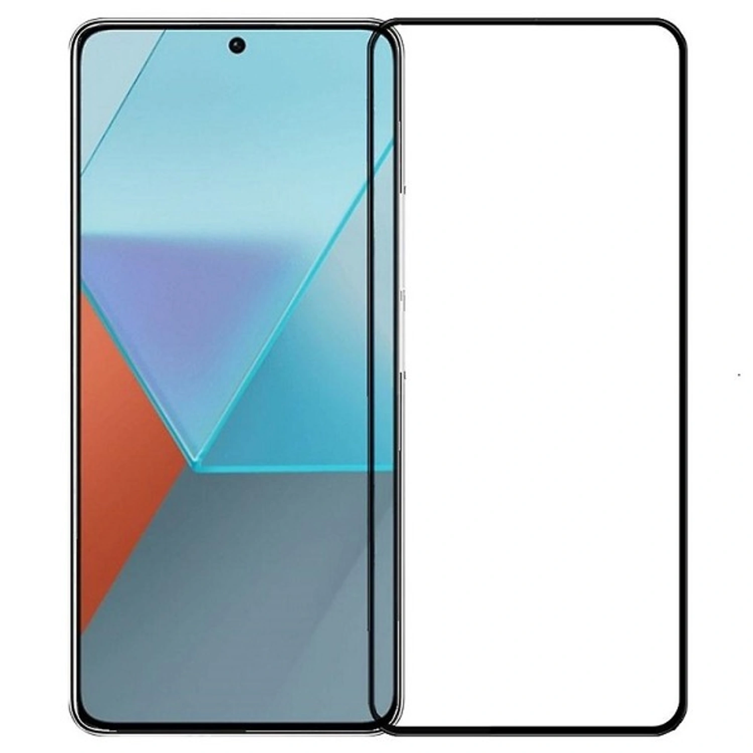 3x Picasee kaljeno steklo 3D z okvirjem za Xiaomi Redmi Note 15 Pro 5G – črno – 2+1 brezplačno