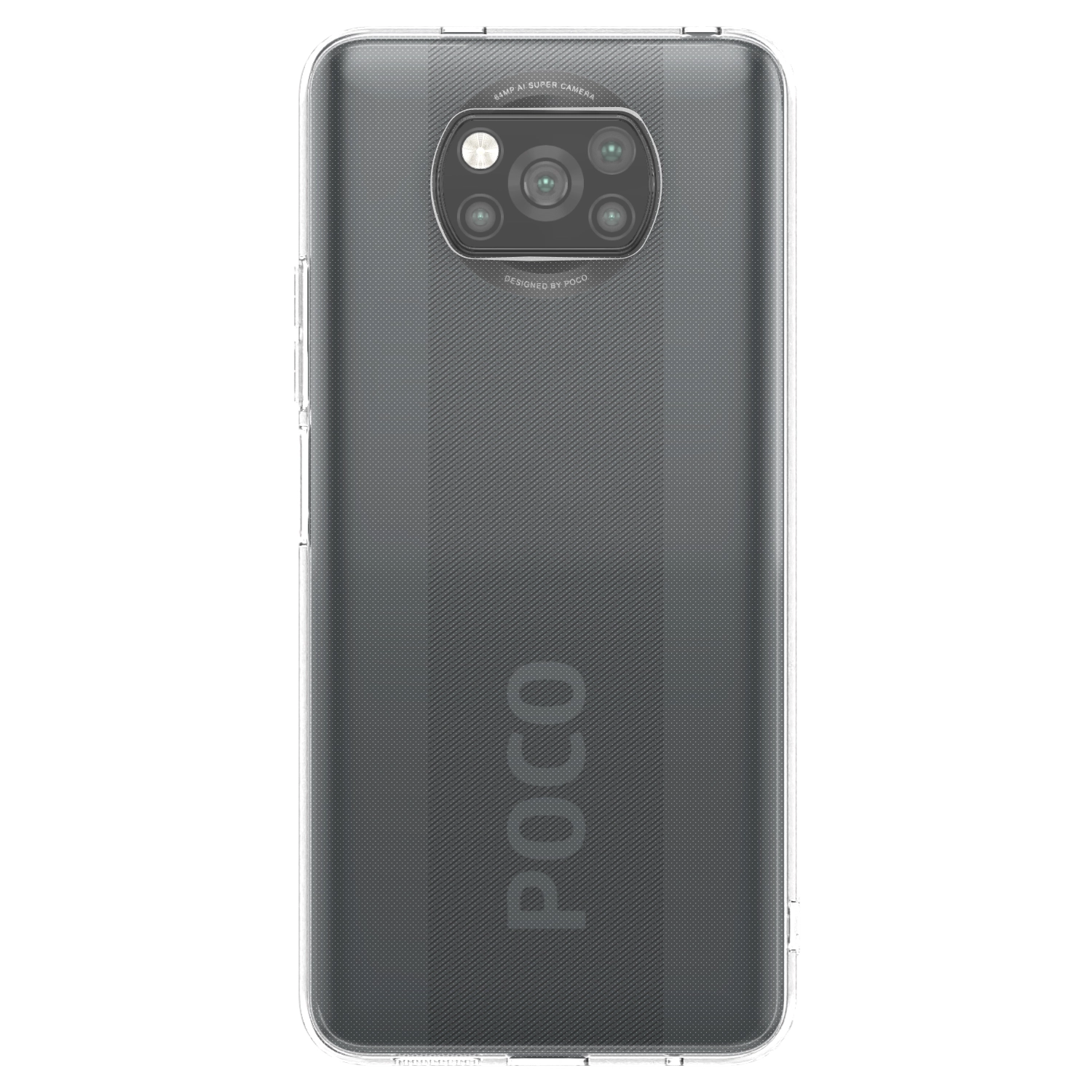 Picasee silikonski črni ovitek za Xiaomi Poco X3 Pro - Lasten foto dizajn
