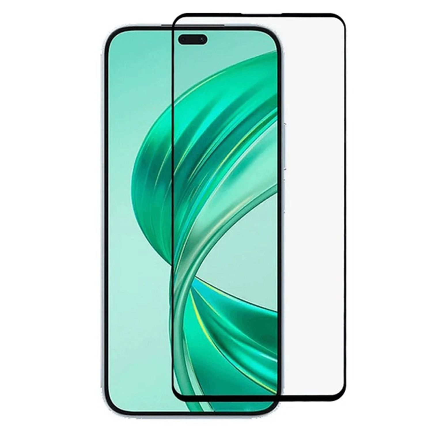 3x Picasee kaljeno steklo 3D z okvirjem za Honor 600 – črno – 2+1 brezplačno