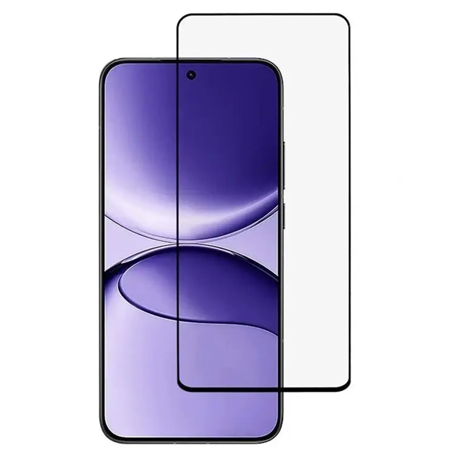 3x kaljeno steklo 3D z okvirjem za Xiaomi Poco F8 Ultra – črno – 2+1 brezplačno