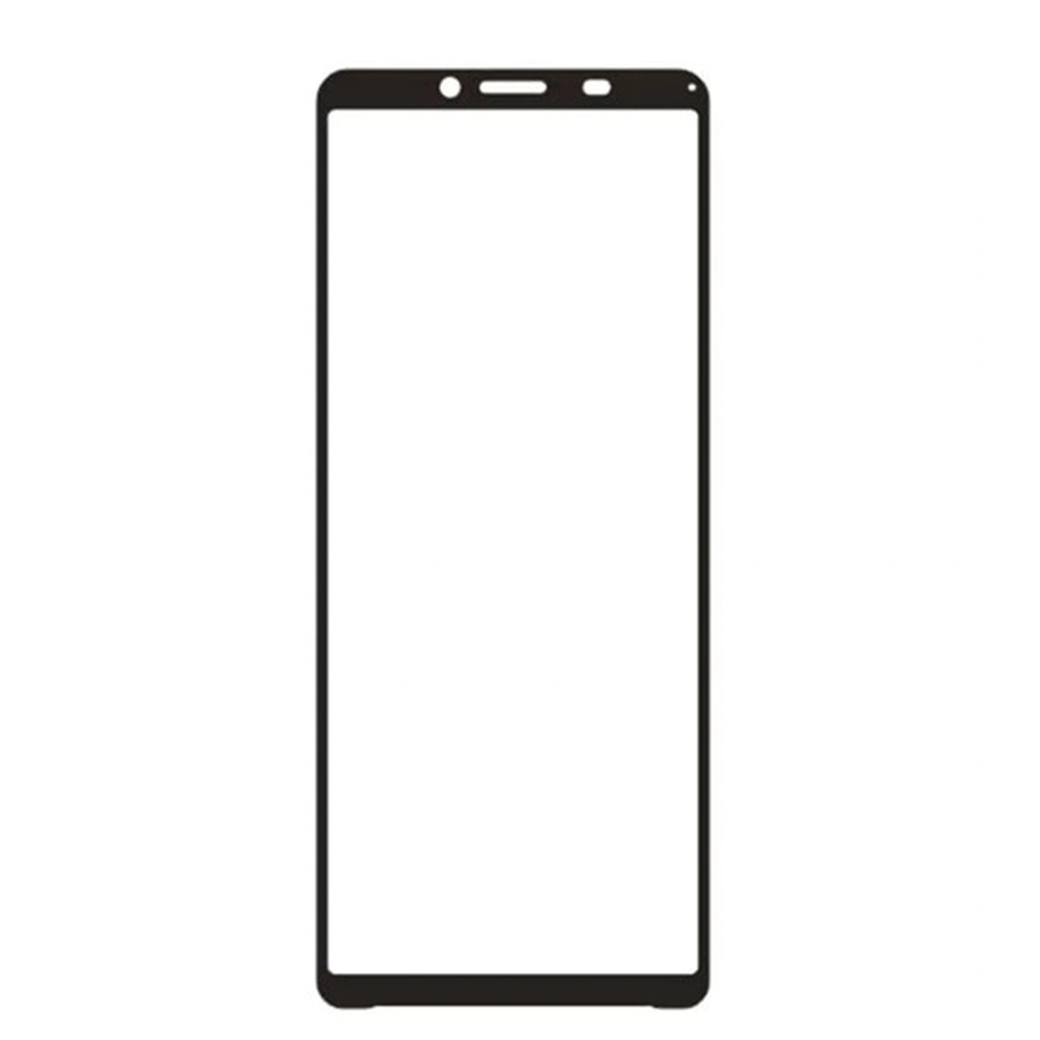 Picasee zaščitno kaljeno steklo 3D z okvirjem za Sony Xperia 10 VII – črno