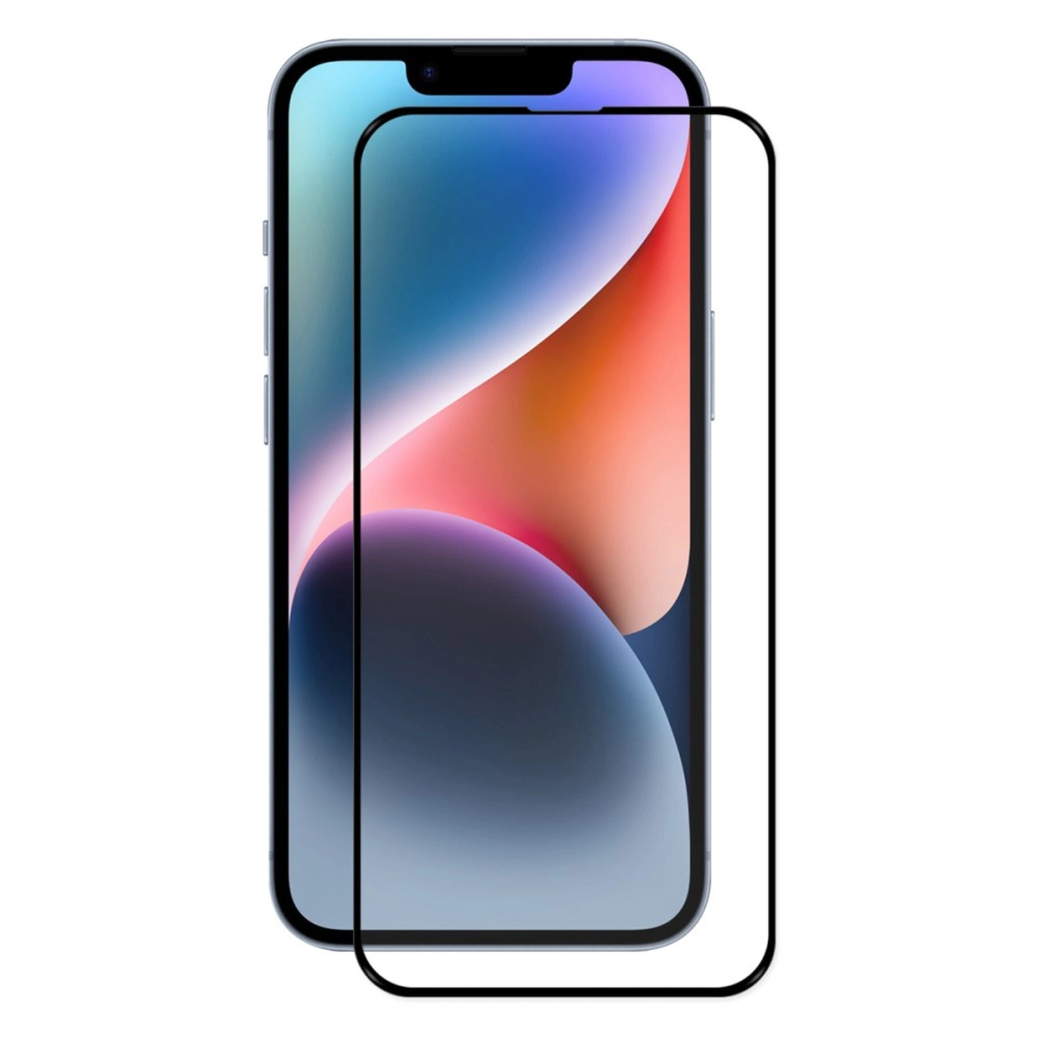 Picasee zaščitno kaljeno steklo 3D z okvirjem za Apple iPhone 16e – črno
