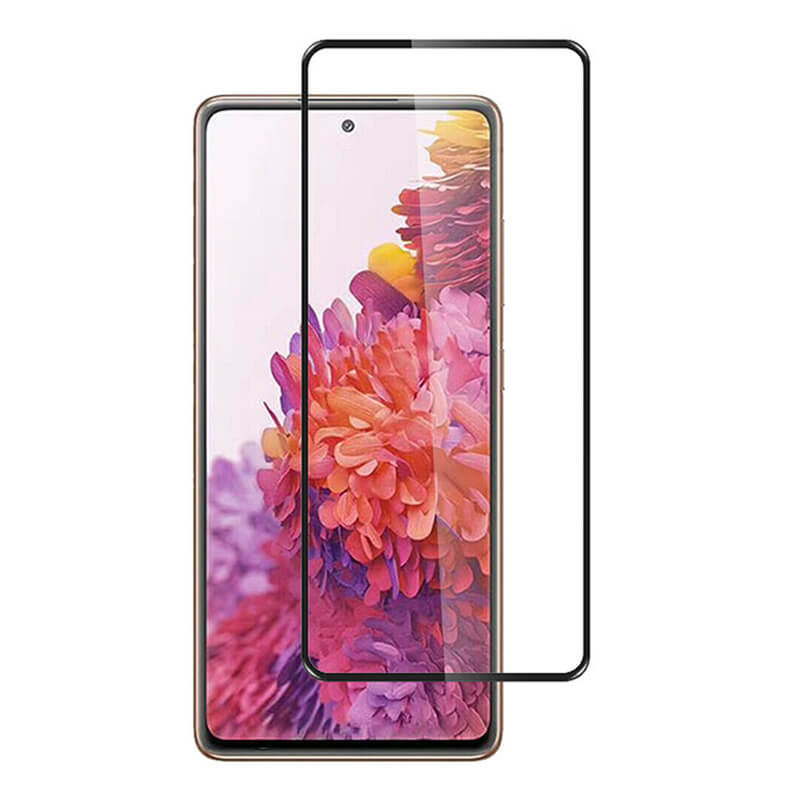 Picasee zaščitno kaljeno steklo 3D z okvirjem za Samsung Galaxy S20 FE – črno