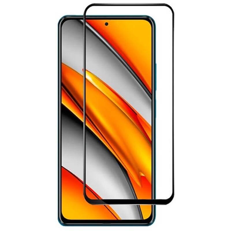 3x Picasee kaljeno steklo 3D z okvirjem za Xiaomi Poco F3 – črno – 2+1 brezplačno